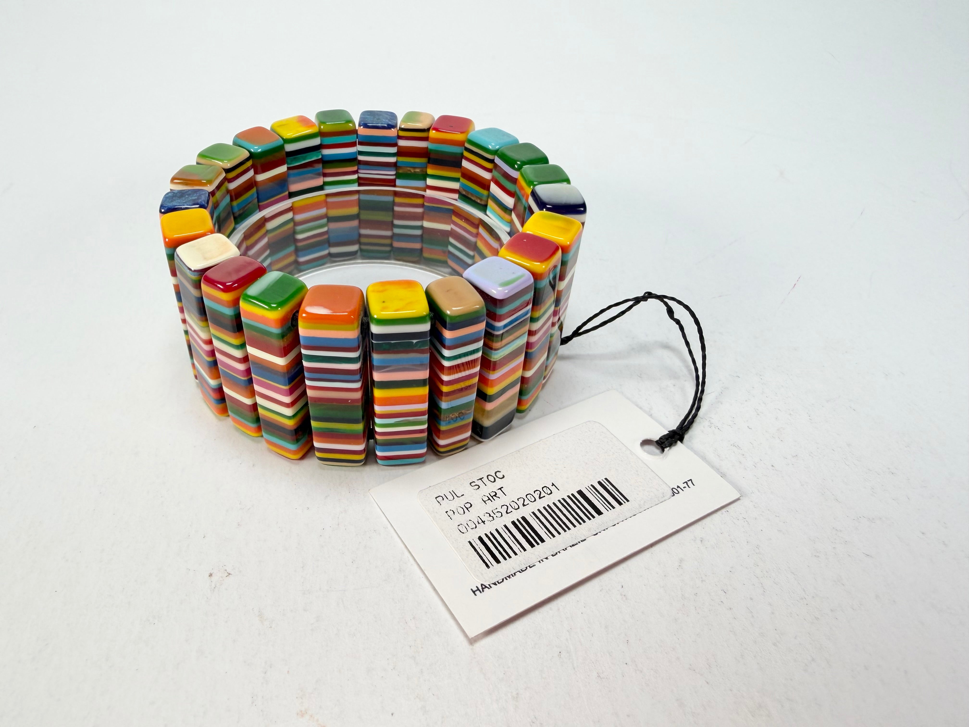 Sobral - Pop Art "Stoc" Elasticated Resin Bracelet ( 004352 )