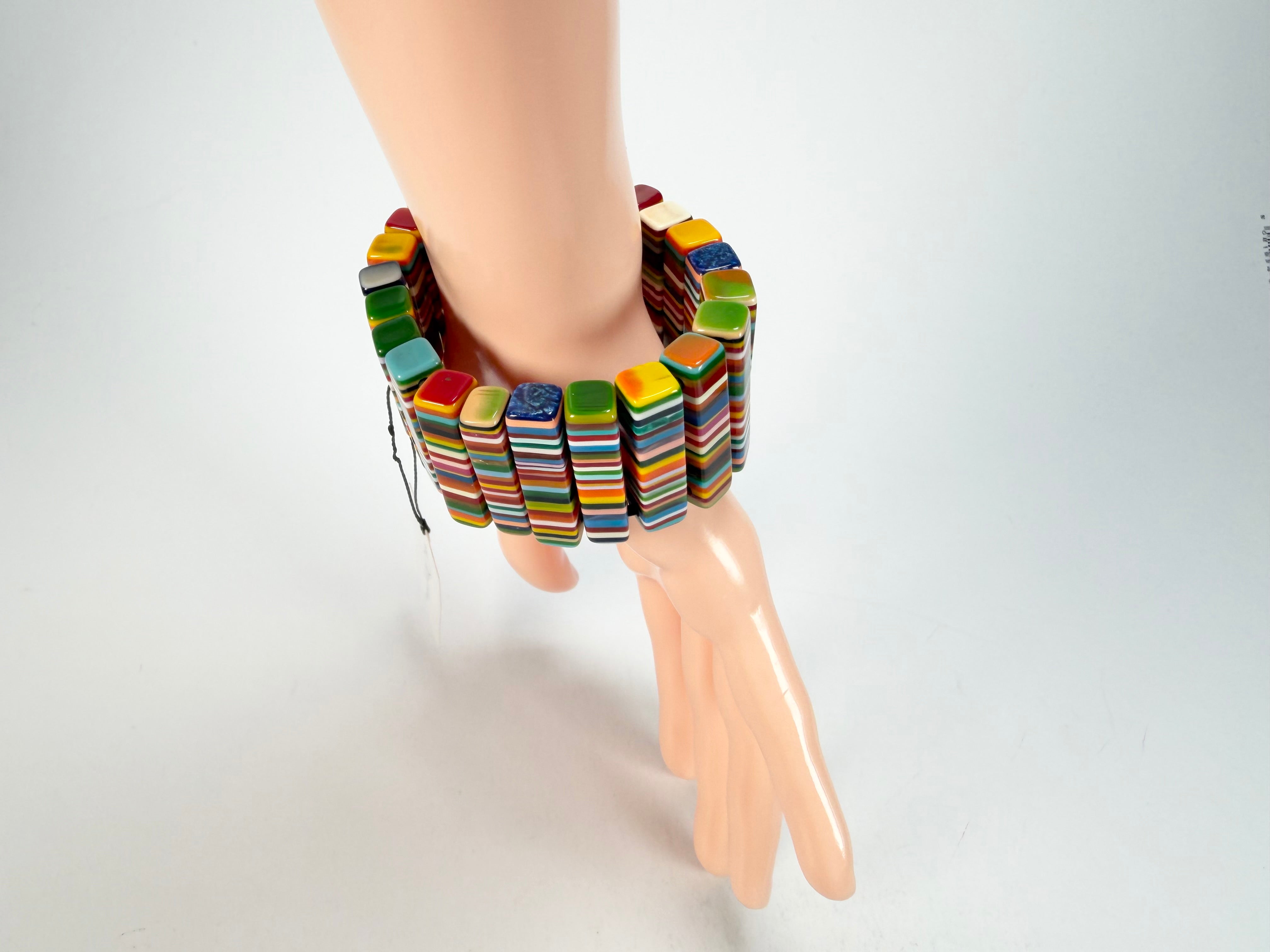Sobral - Pop Art "Stoc" Elasticated Resin Bracelet ( 004352 )