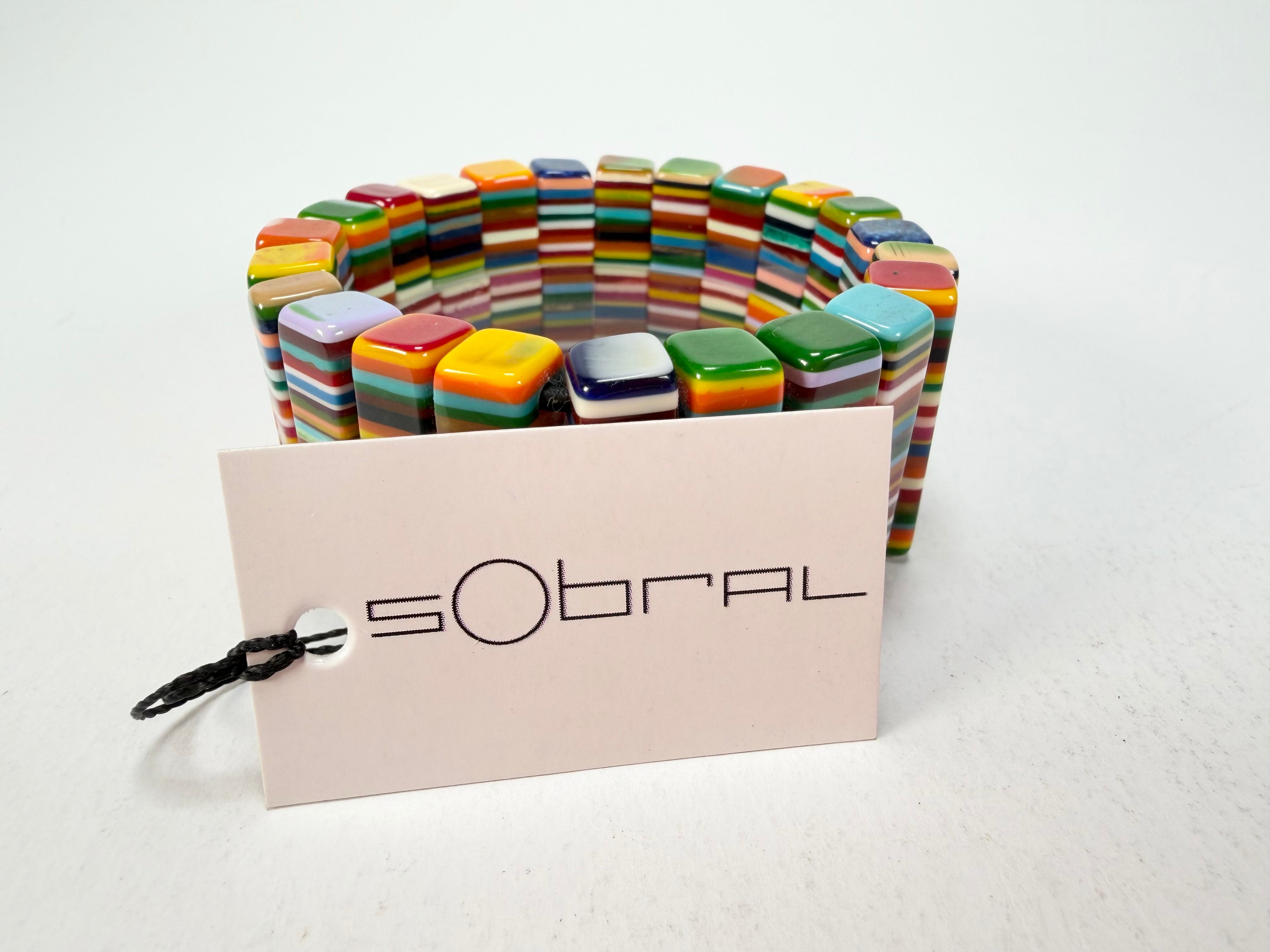 Sobral - Pop Art "Stoc" Elasticated Resin Bracelet ( 004352 )