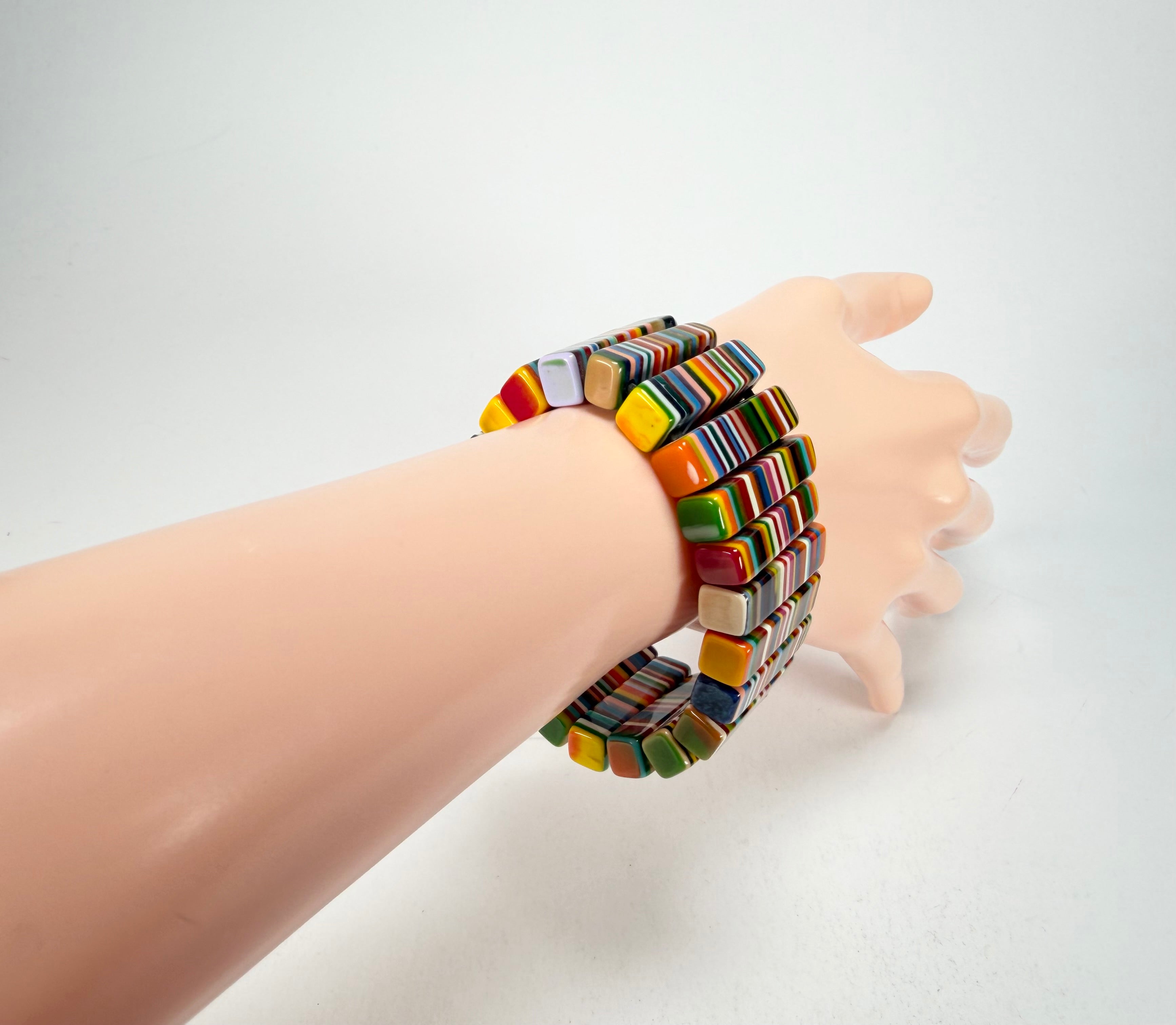 Sobral - Pop Art "Stoc" Elasticated Resin Bracelet ( 004352 )