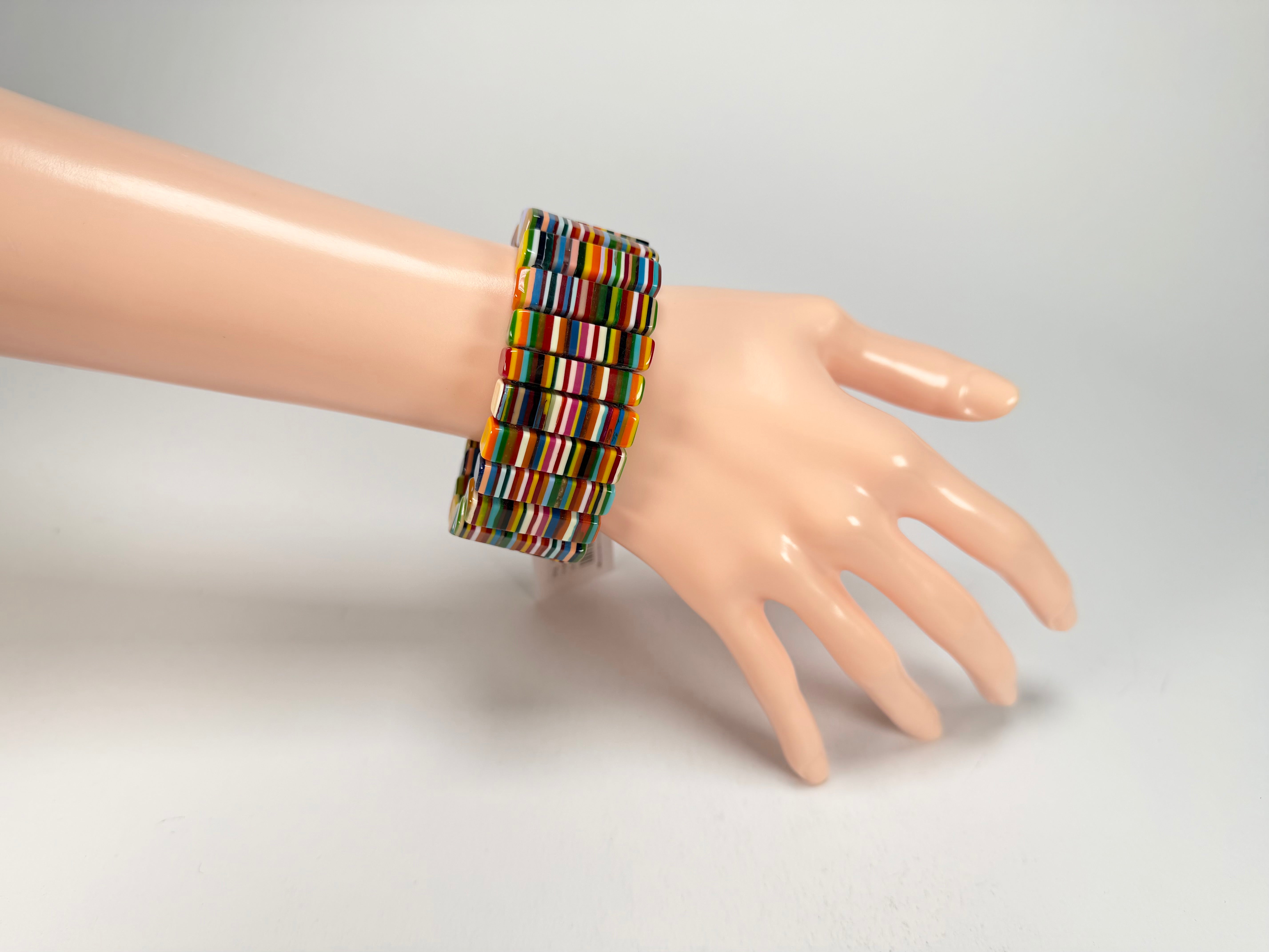 Sobral - Pop Art "Stoc" Elasticated Resin Bracelet ( 004352 )