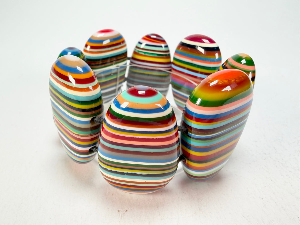 Sobral - Pop Art "Folha" Elasticated Resin Bracelet ( 005519 )