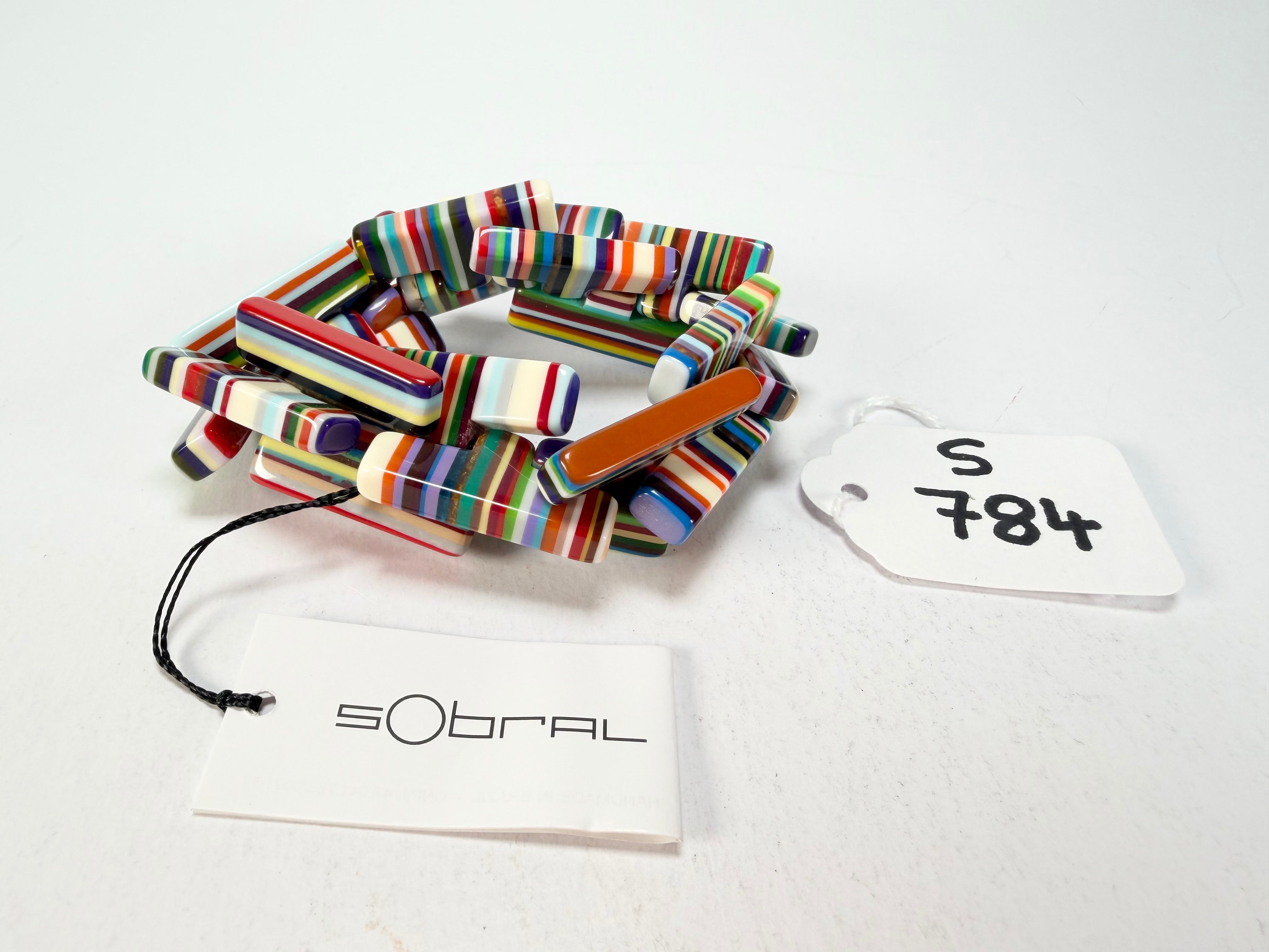 Sobral - Pop Art "1WJP" Elasticated Resin Bracelet ( 003882 )