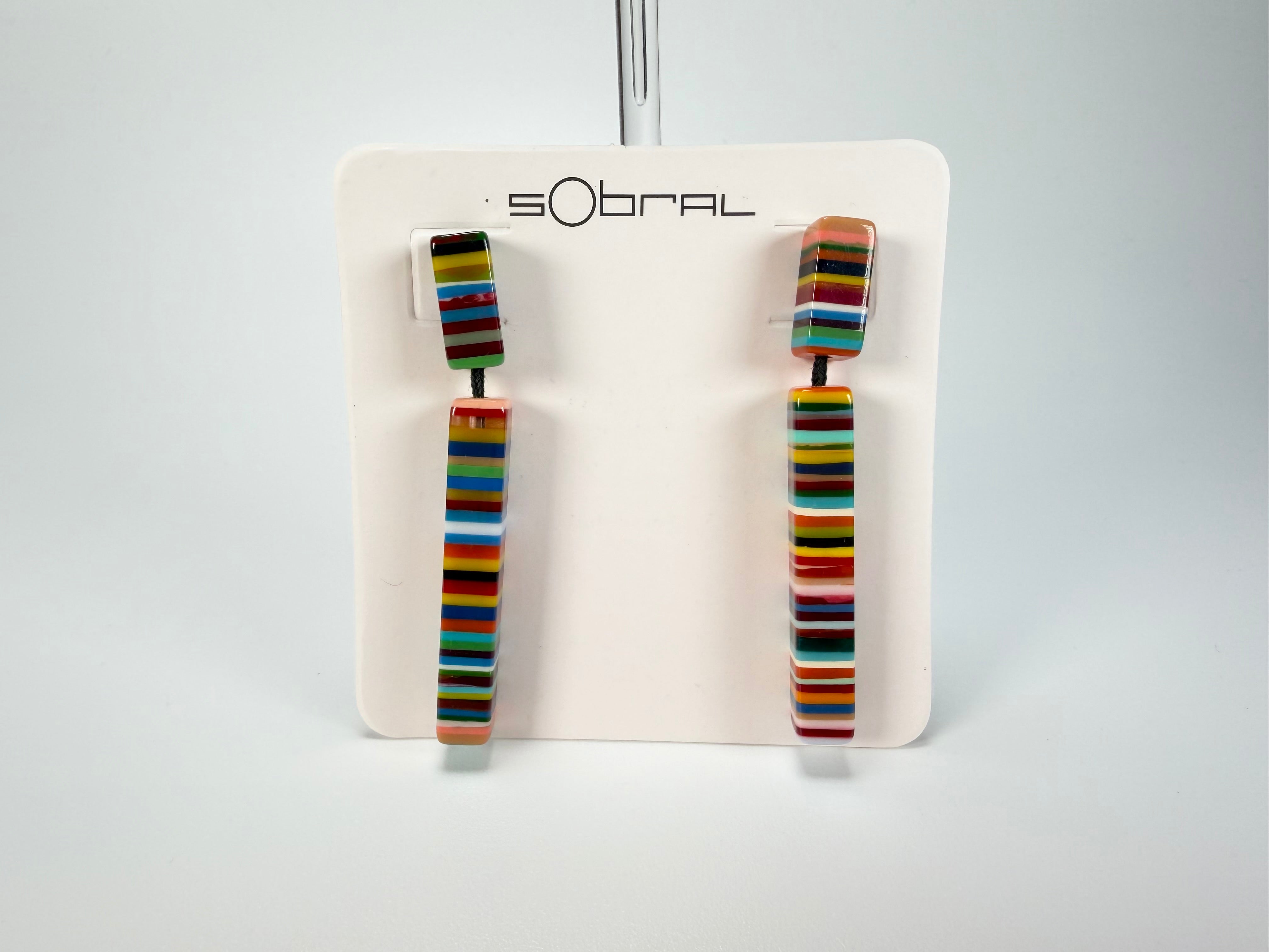 Sobral - Pop Art "Clarissa" Resin Earrings ( 002452 )