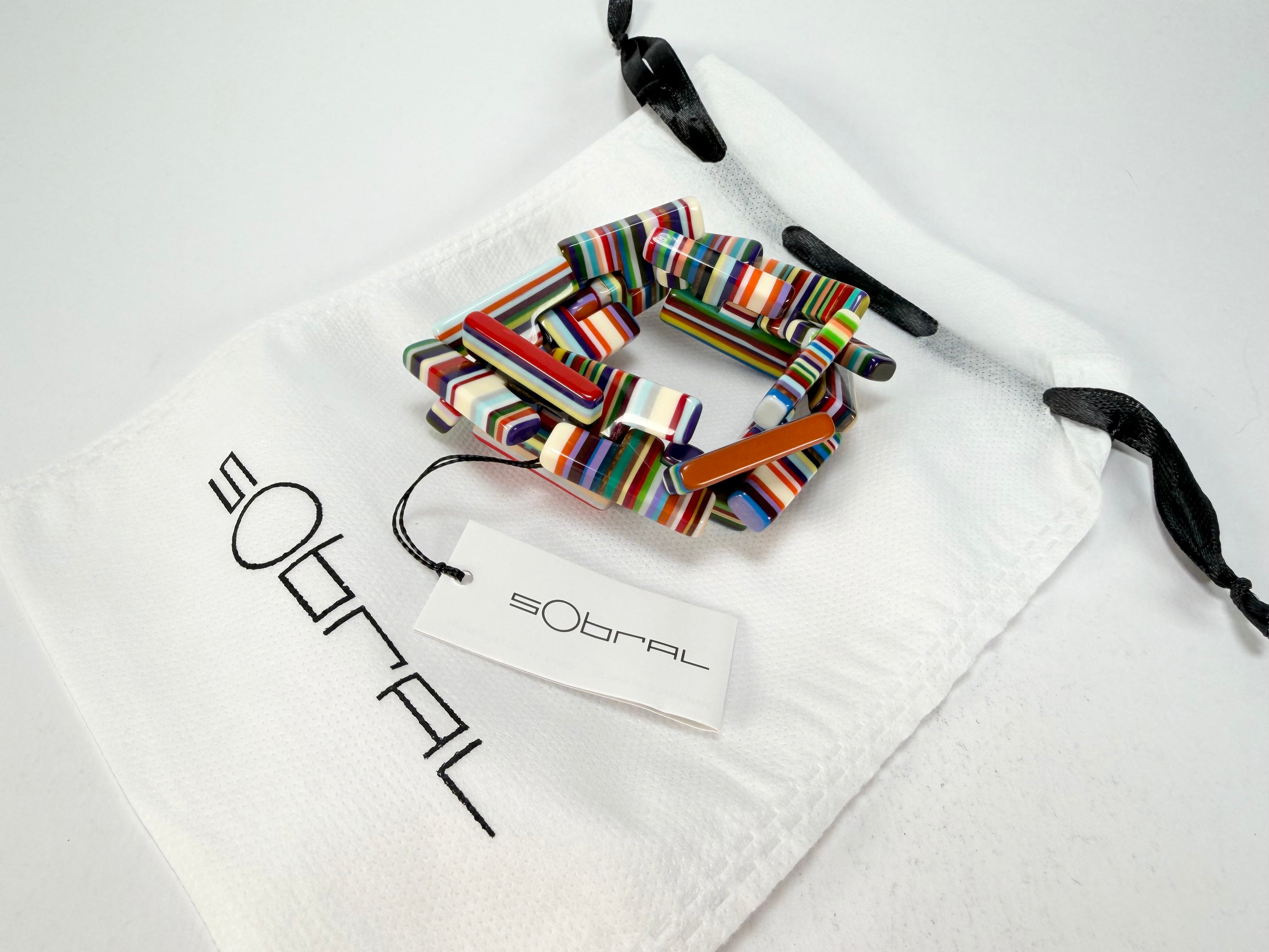 Sobral - Pop Art "1WJP" Elasticated Resin Bracelet ( 003882 )