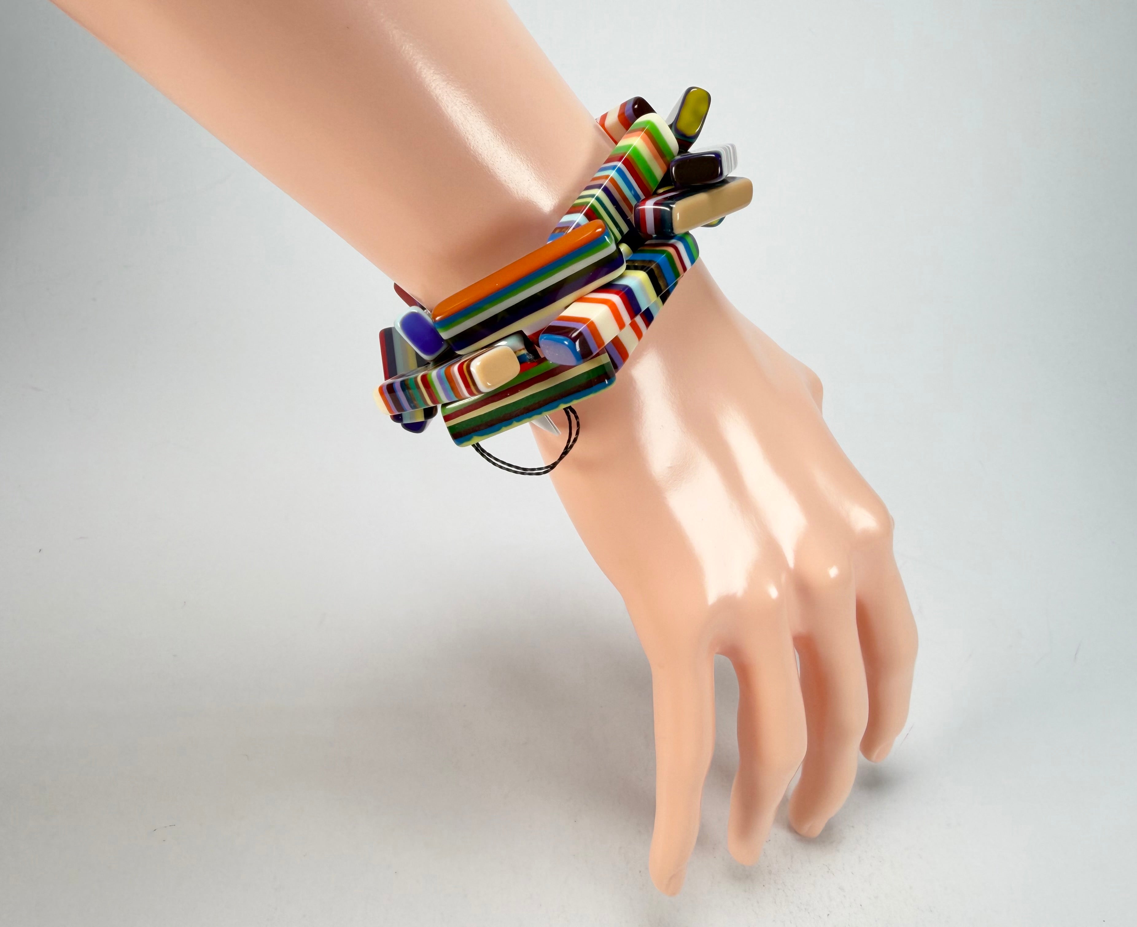 Sobral - Pop Art "1WJP" Elasticated Resin Bracelet ( 003882 )