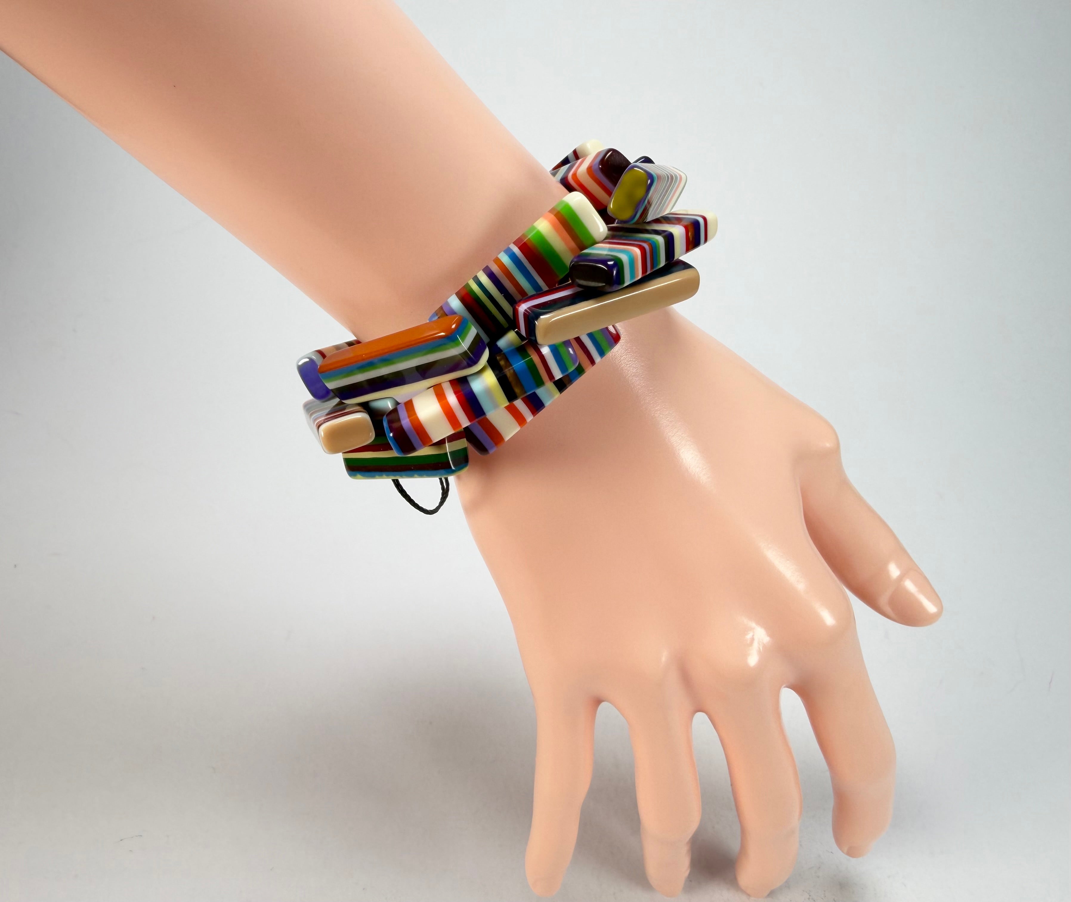 Sobral - Pop Art "1WJP" Elasticated Resin Bracelet ( 003882 )