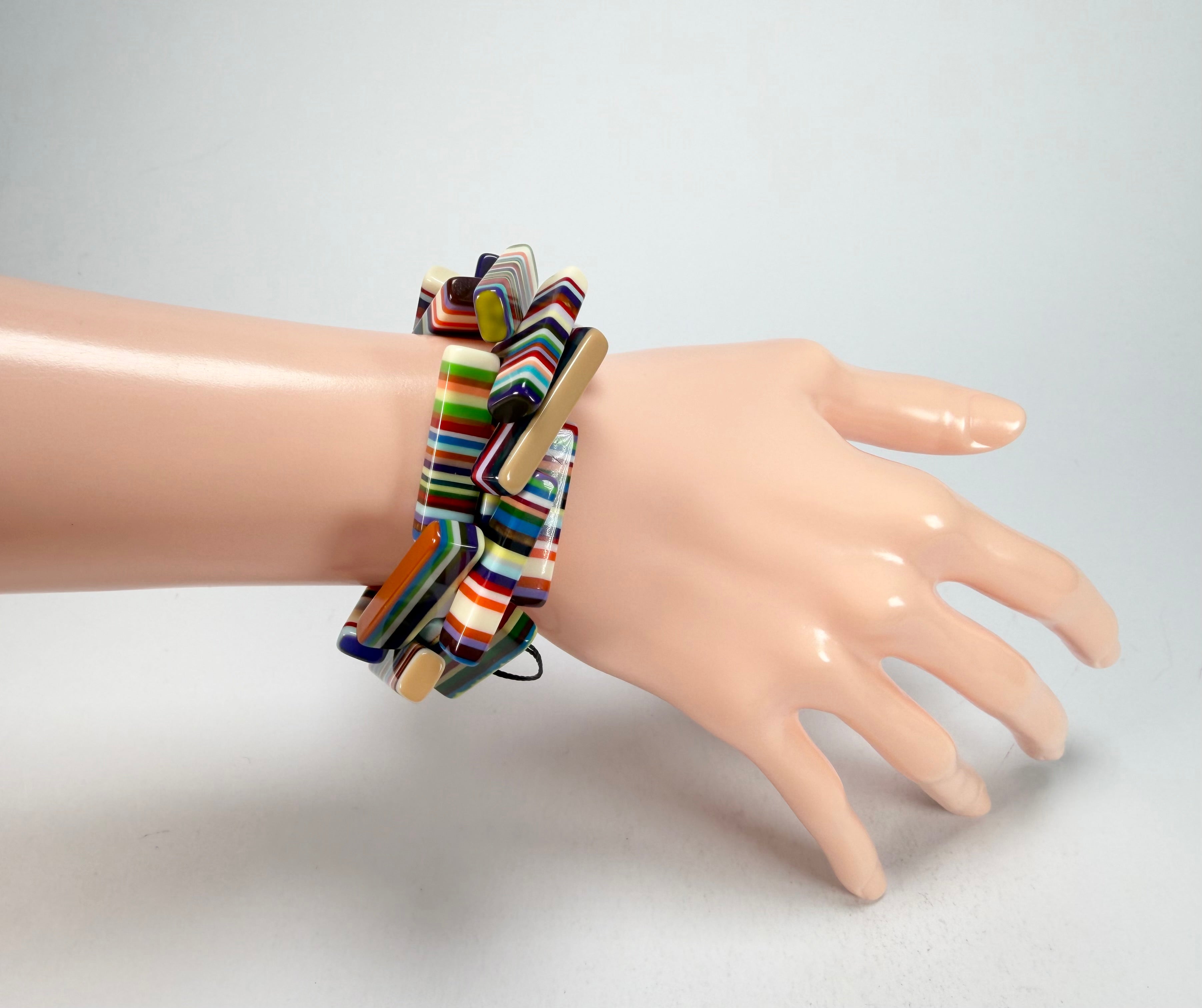 Sobral - Pop Art "1WJP" Elasticated Resin Bracelet ( 003882 )