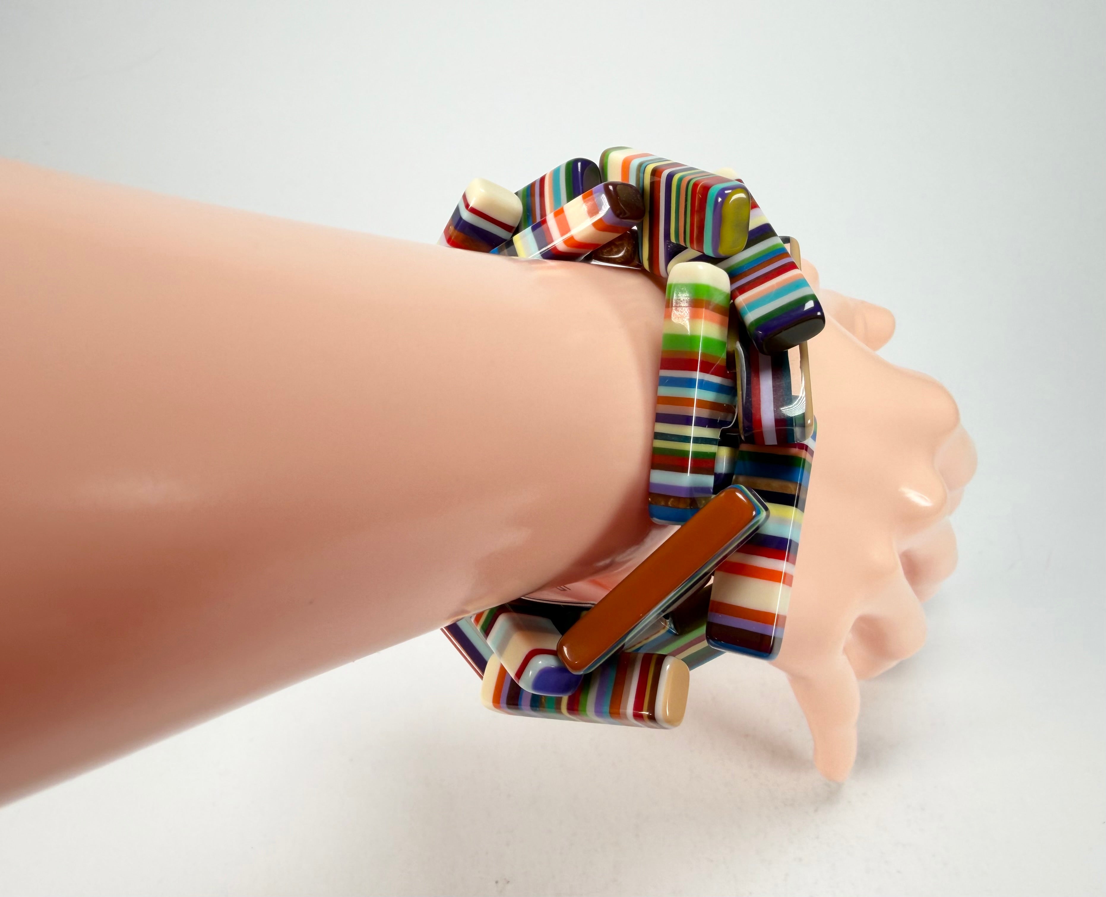 Sobral - Pop Art "1WJP" Elasticated Resin Bracelet ( 003882 )