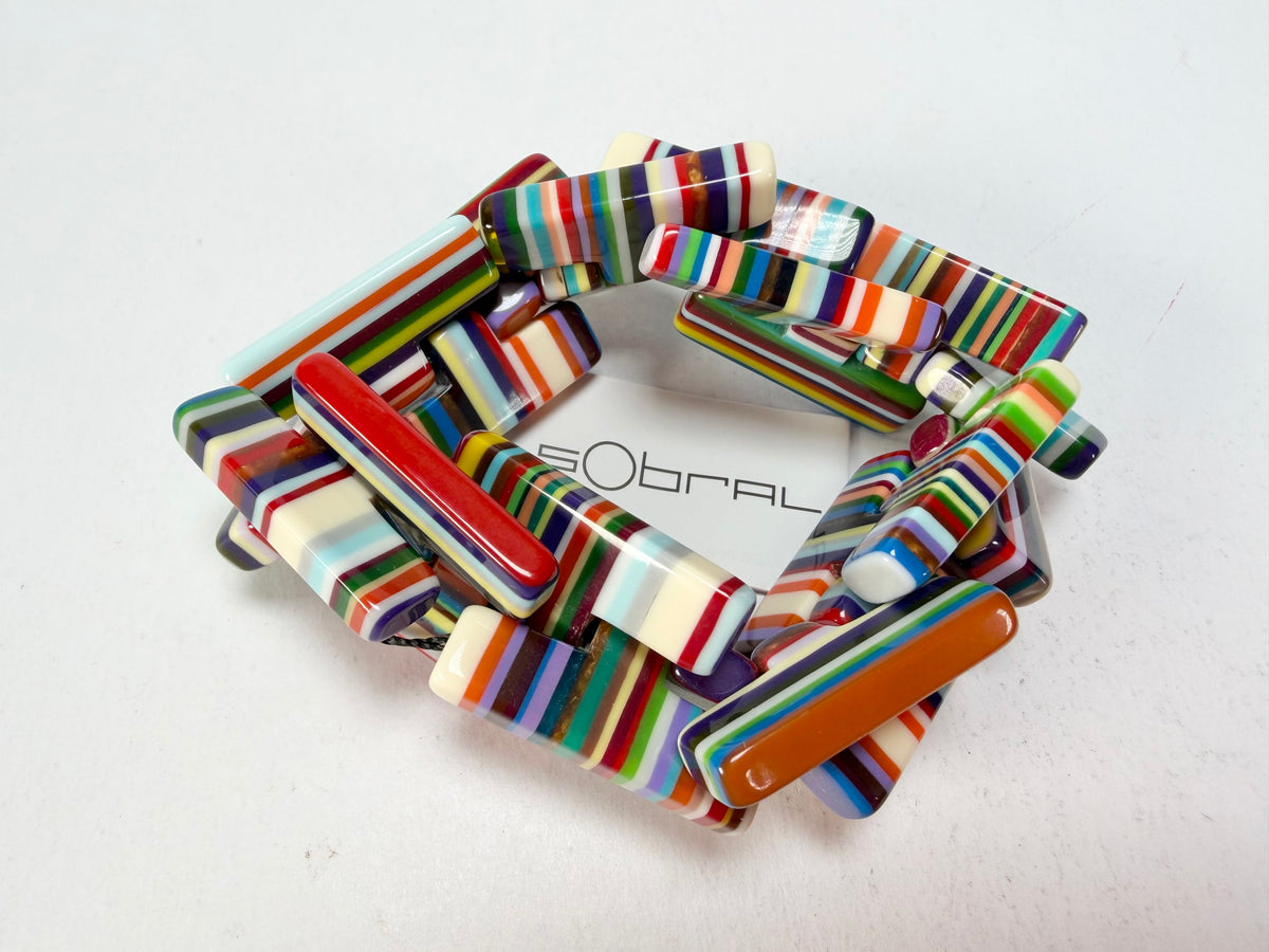 Sobral - Pop Art "1WJP" Elasticated Resin Bracelet ( 003882 )