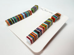 Sobral - Pop Art "Clarissa" Resin Earrings ( 002452 )