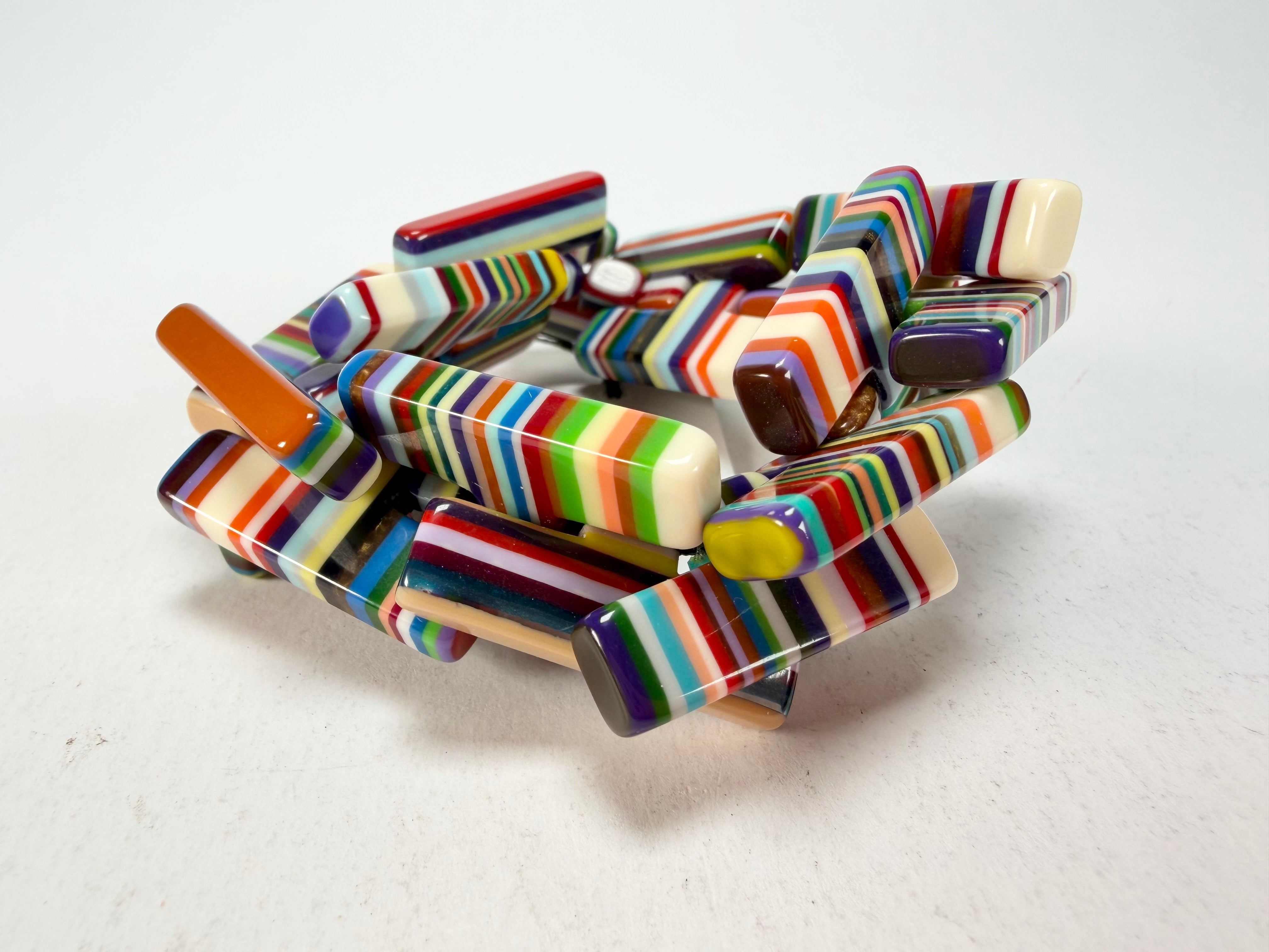 Sobral - Pop Art "1WJP" Elasticated Resin Bracelet ( 003882 )
