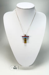 Sobral - Pop Art "Cristo" Resin AG Sliver Necklace ( 004629 )