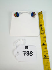 Sobral - Pop Art "Cubinho" Resin Earrings ( 000096 )
