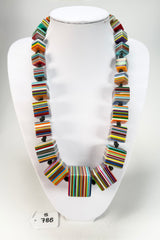 Sobral - Pop Art "K" Multi Cubes Resin Necklace ( 003624 )