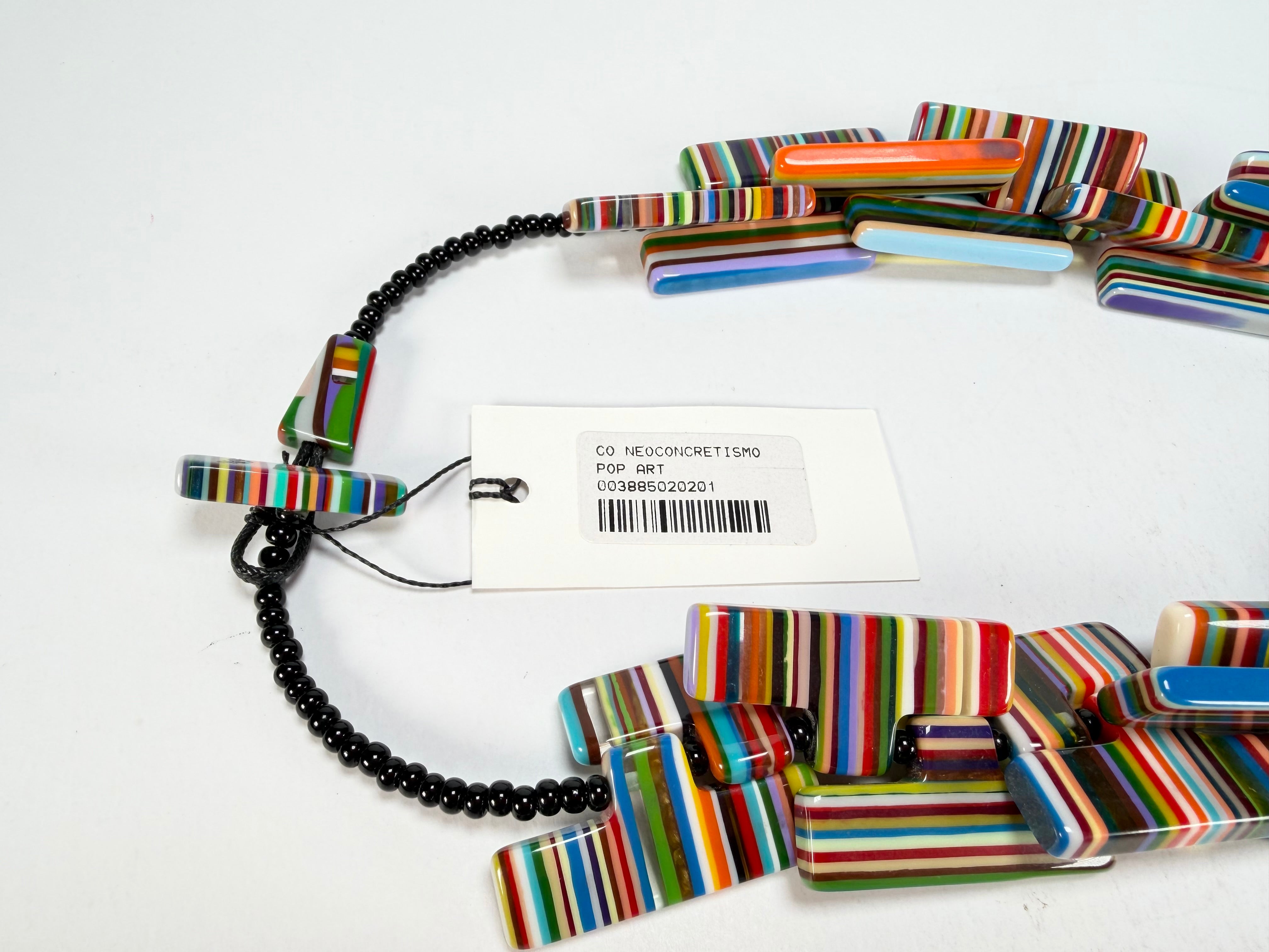Sobral - Pop Art "Neoconcretismo" Resin Necklace ( 003885 )