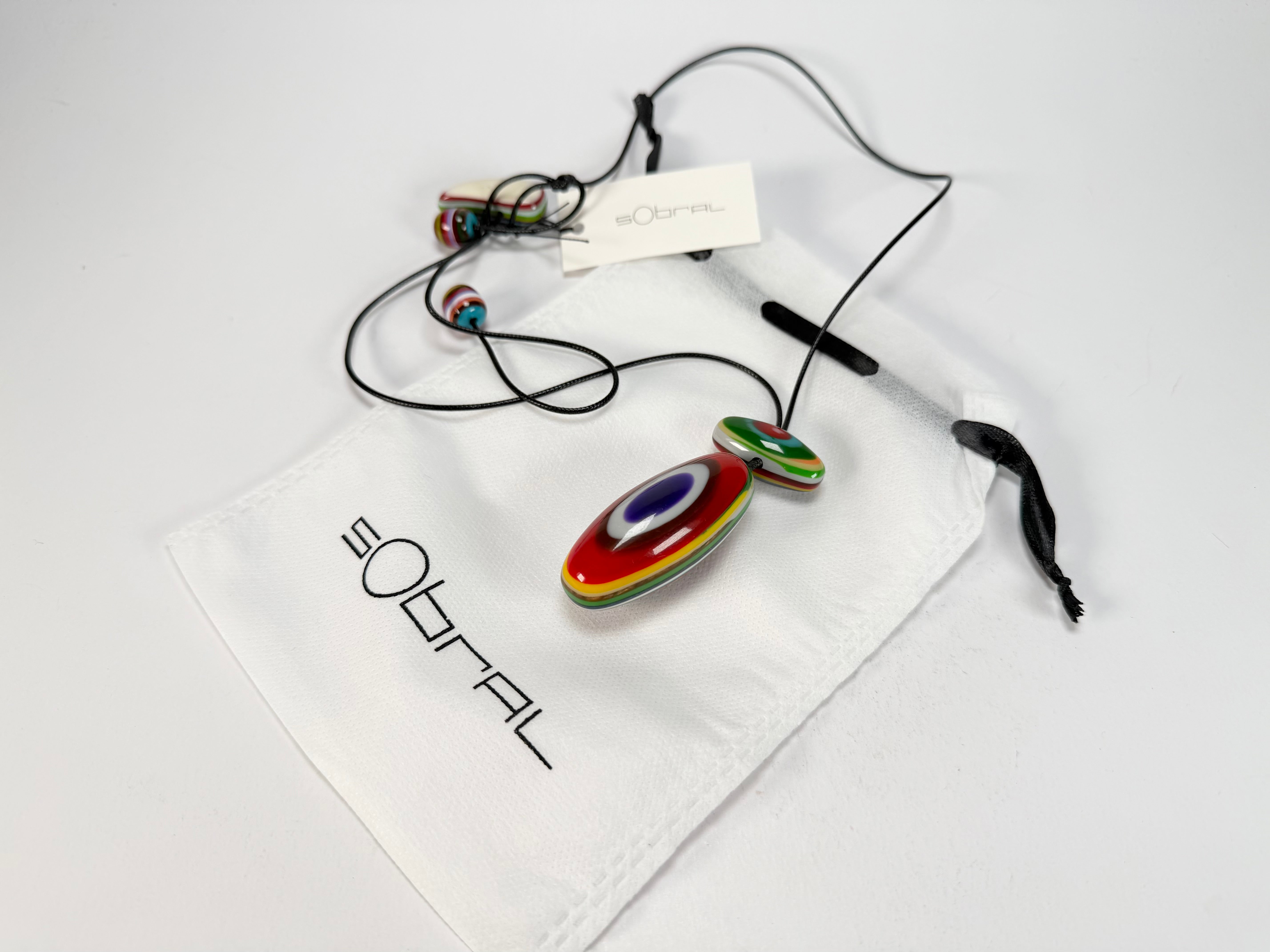 Sobral - Pop Art "Warhol" Resin Necklace ( 005466 )