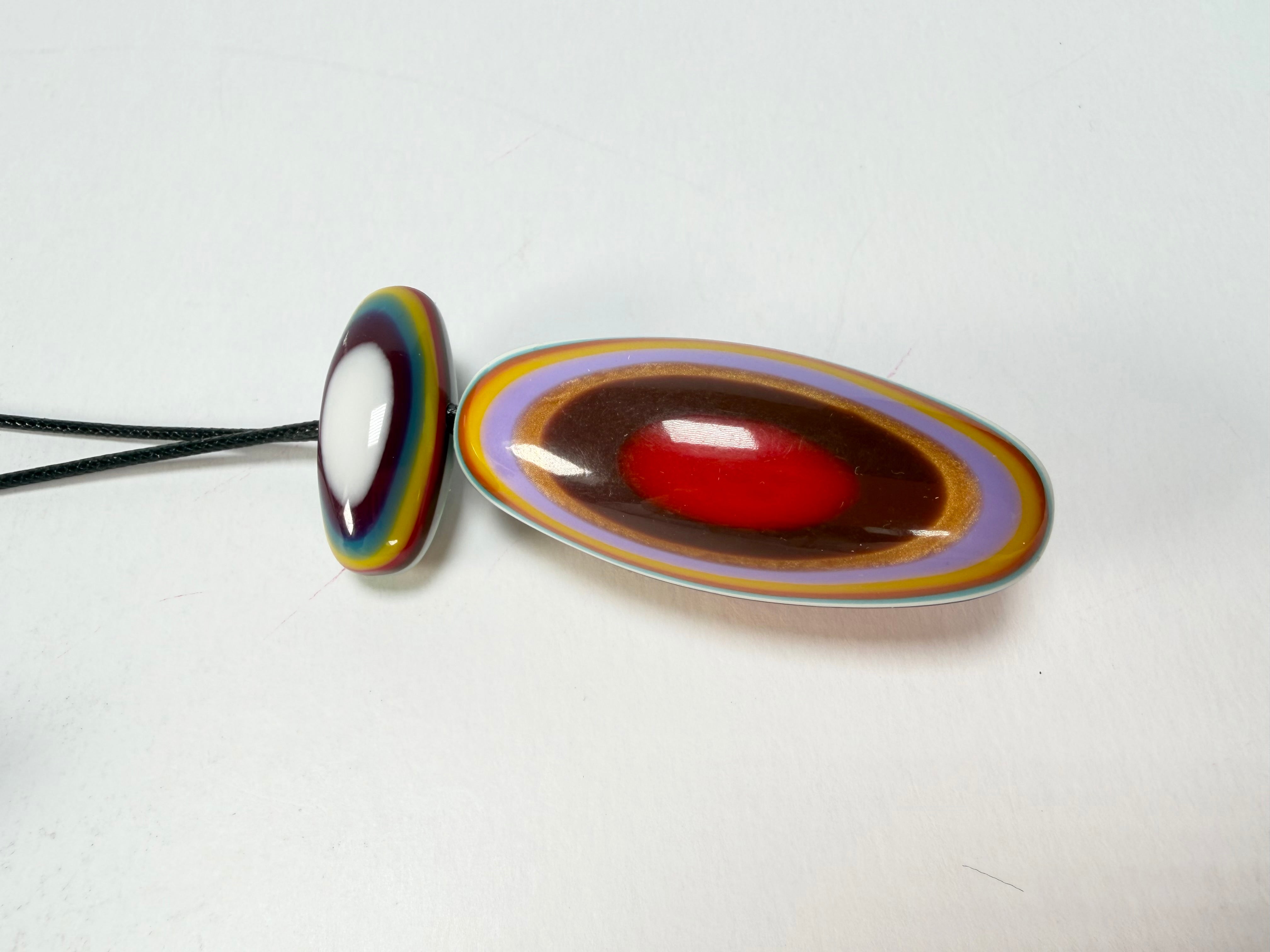 Sobral - Pop Art "Warhol" Resin Necklace ( 005466 )
