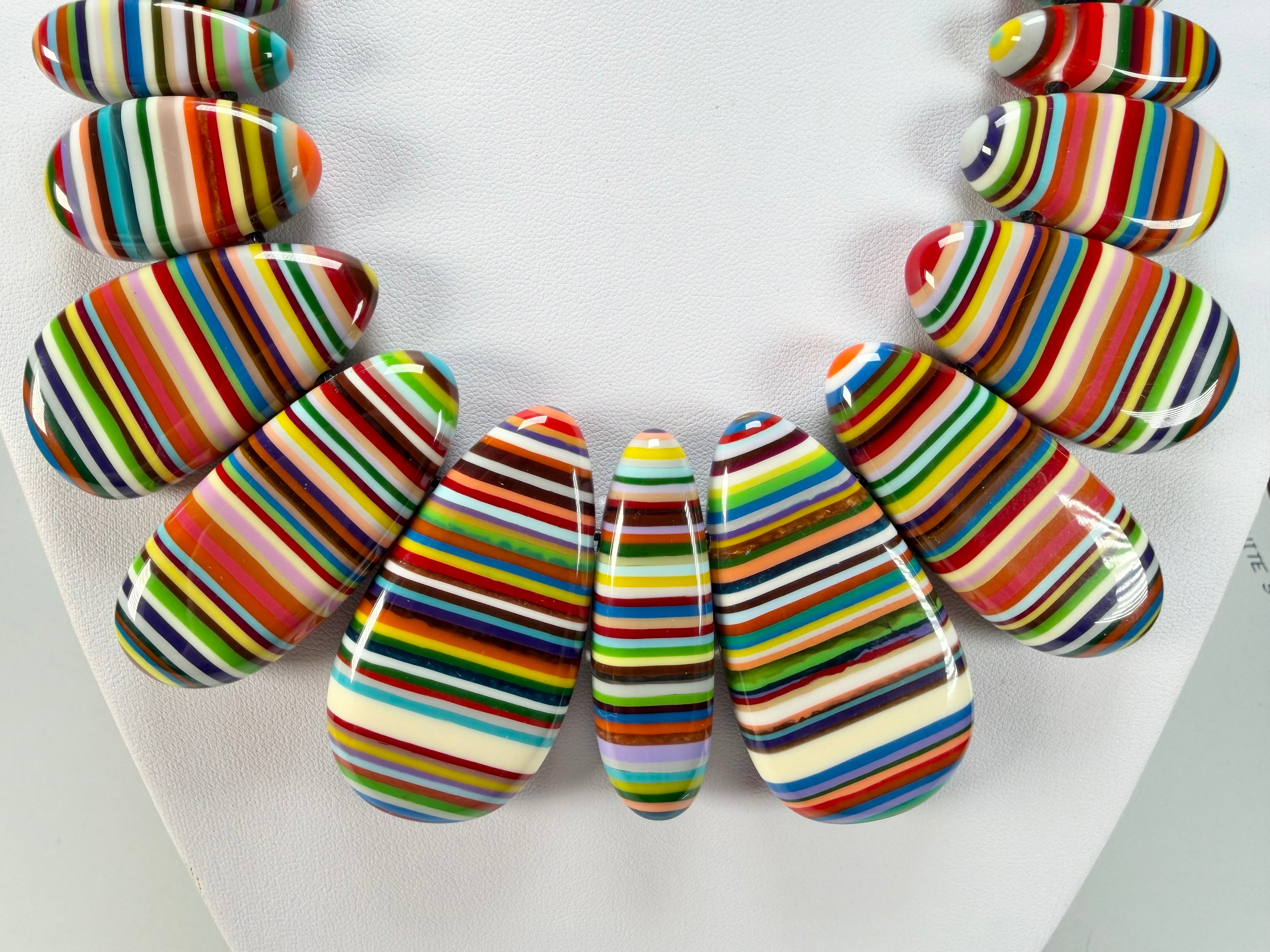 Sobral - Pop Art "Marou" Resin Necklace ( 005422 )