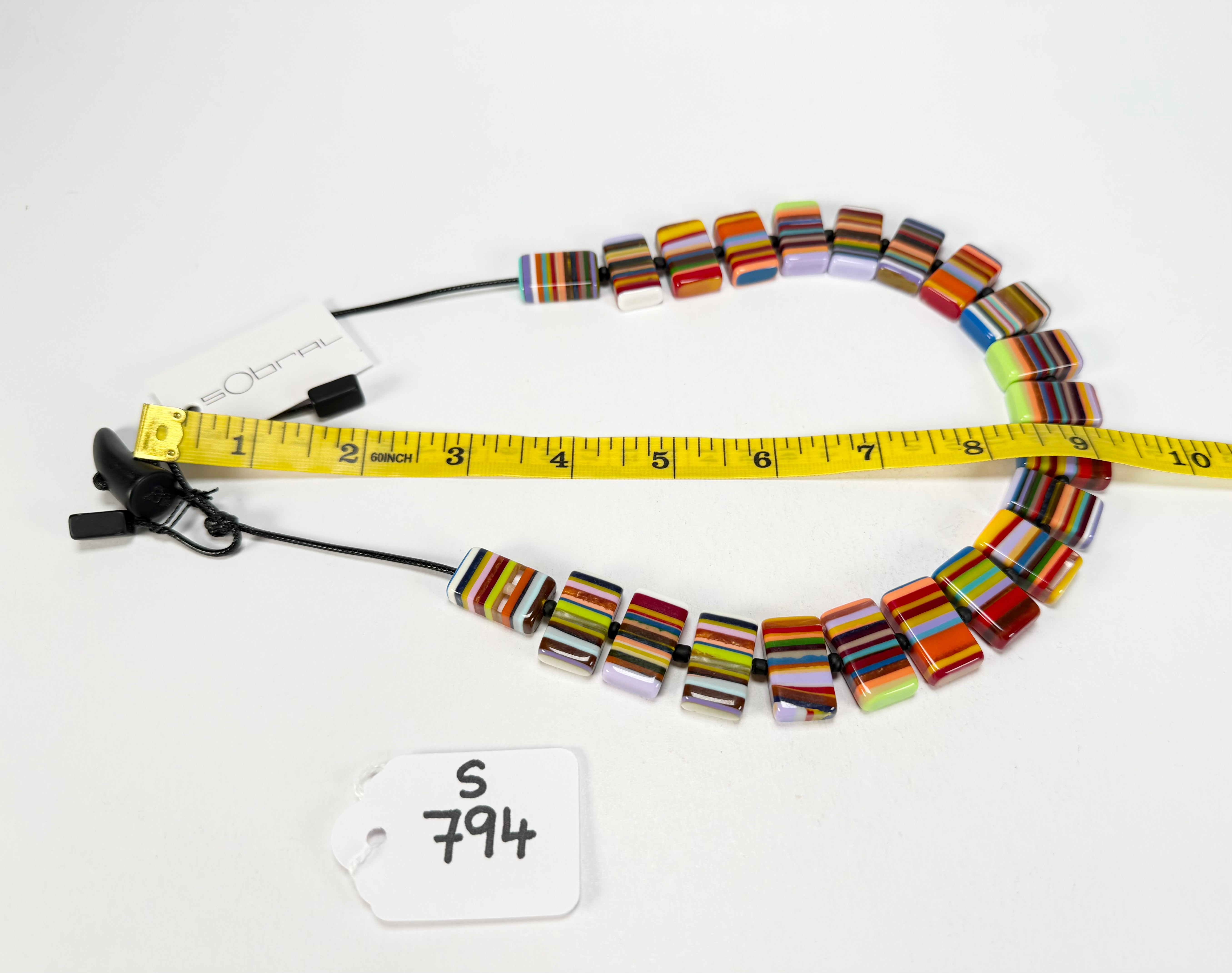 Sobral - Pop Art "Rachel" Resin Necklace ( 000034 )