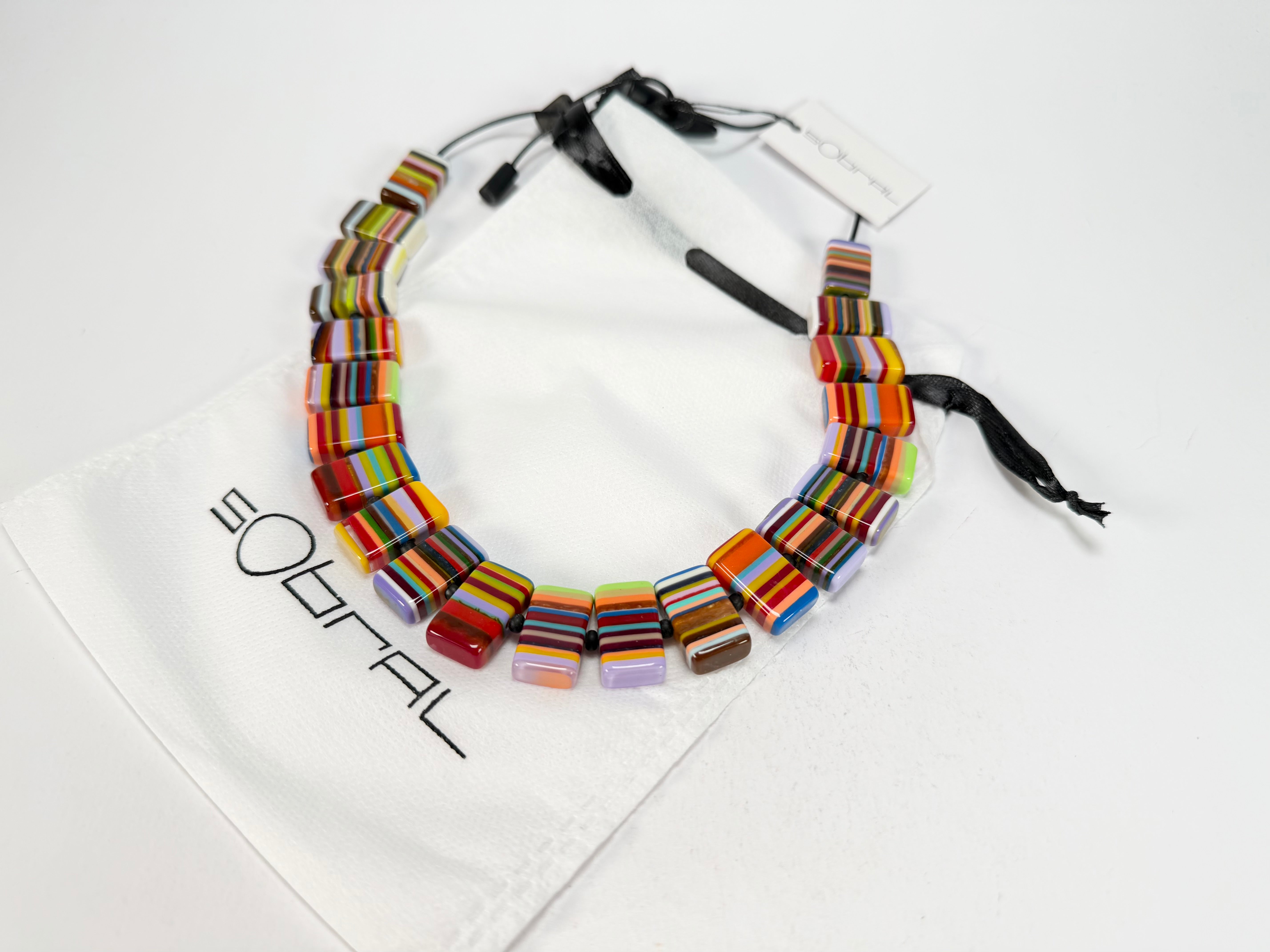 Sobral - Pop Art "Rachel" Resin Necklace ( 000034 )