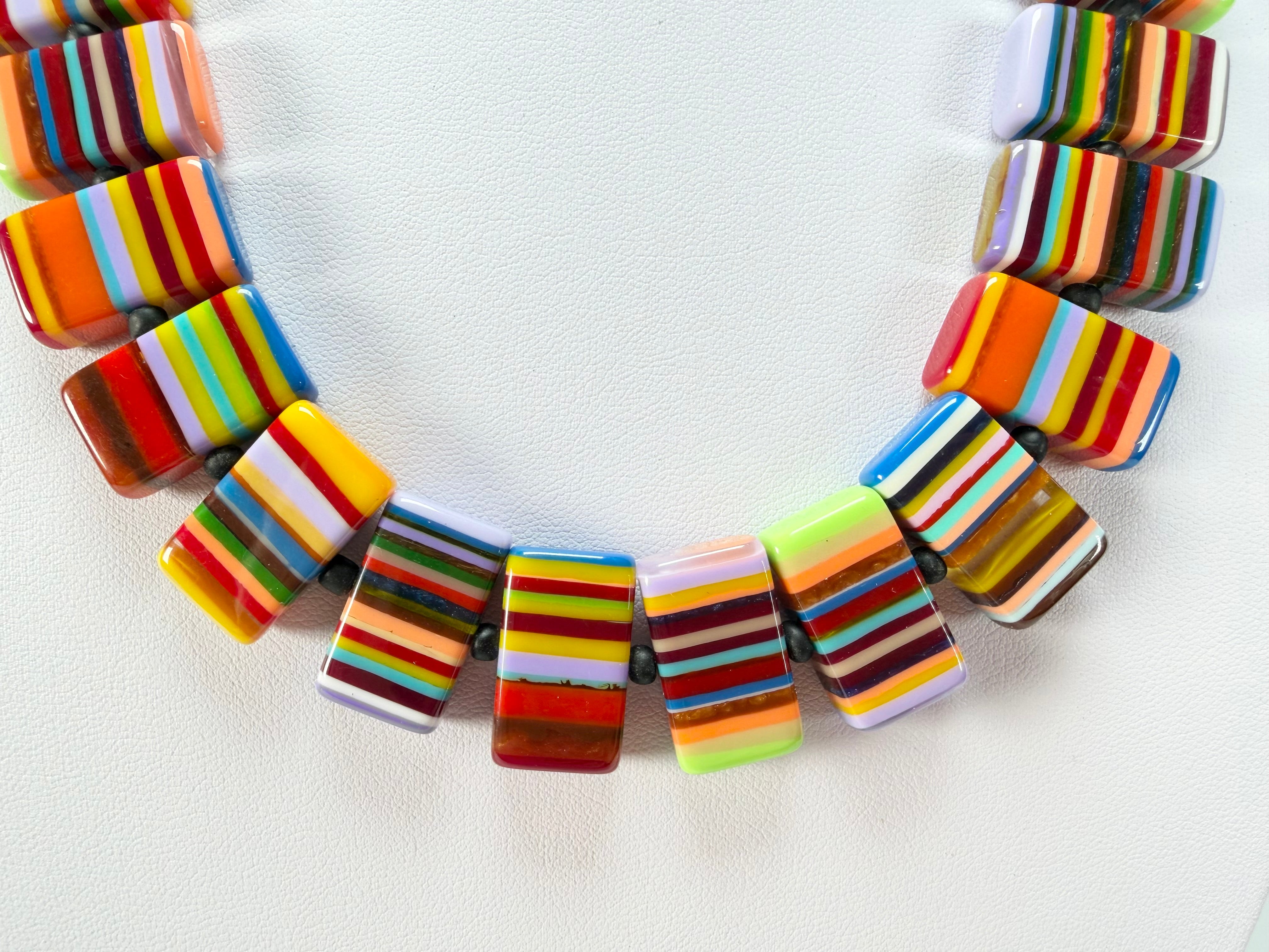 Sobral - Pop Art "Rachel" Resin Necklace ( 000034 )