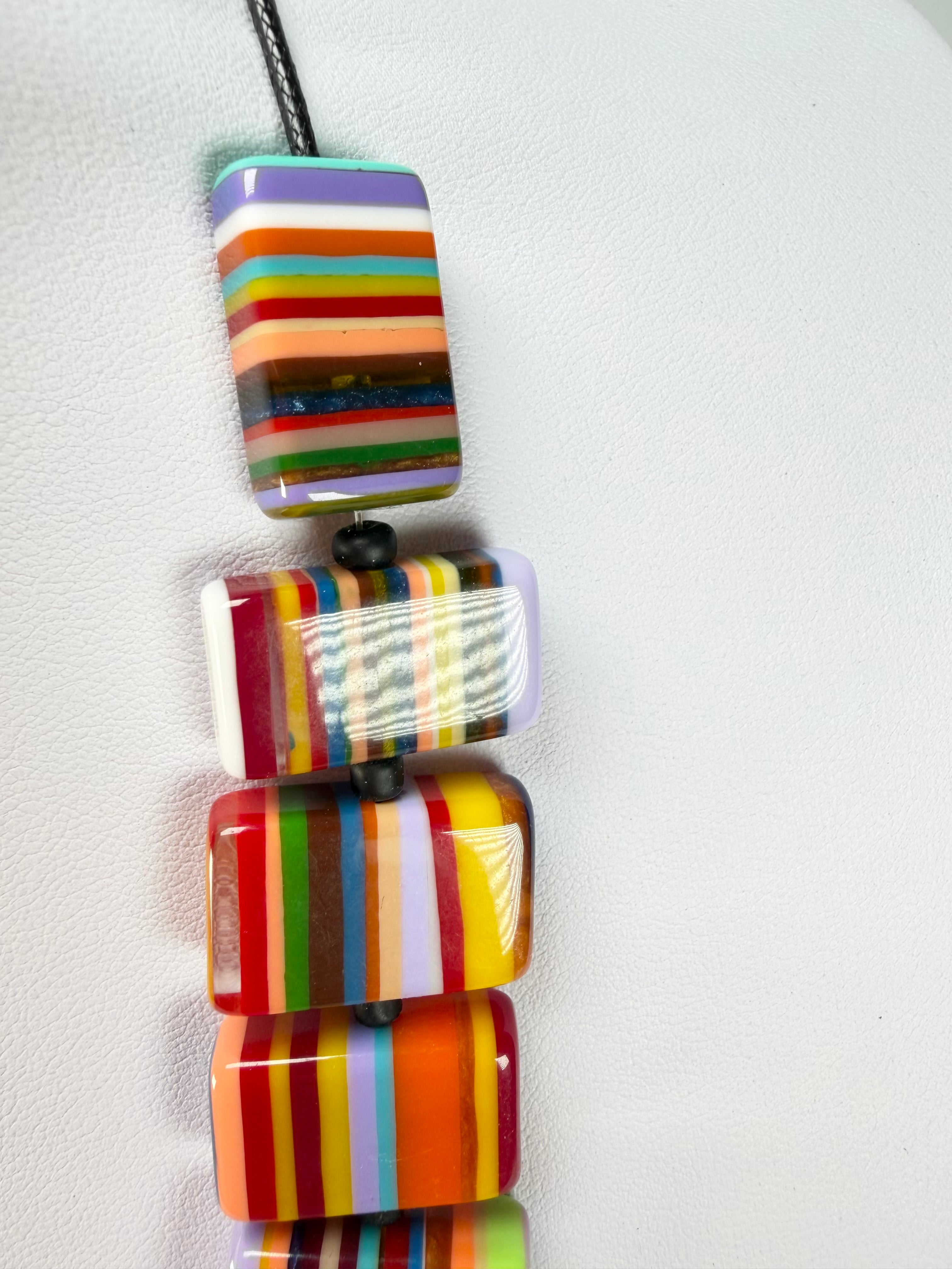 Sobral - Pop Art "Rachel" Resin Necklace ( 000034 )