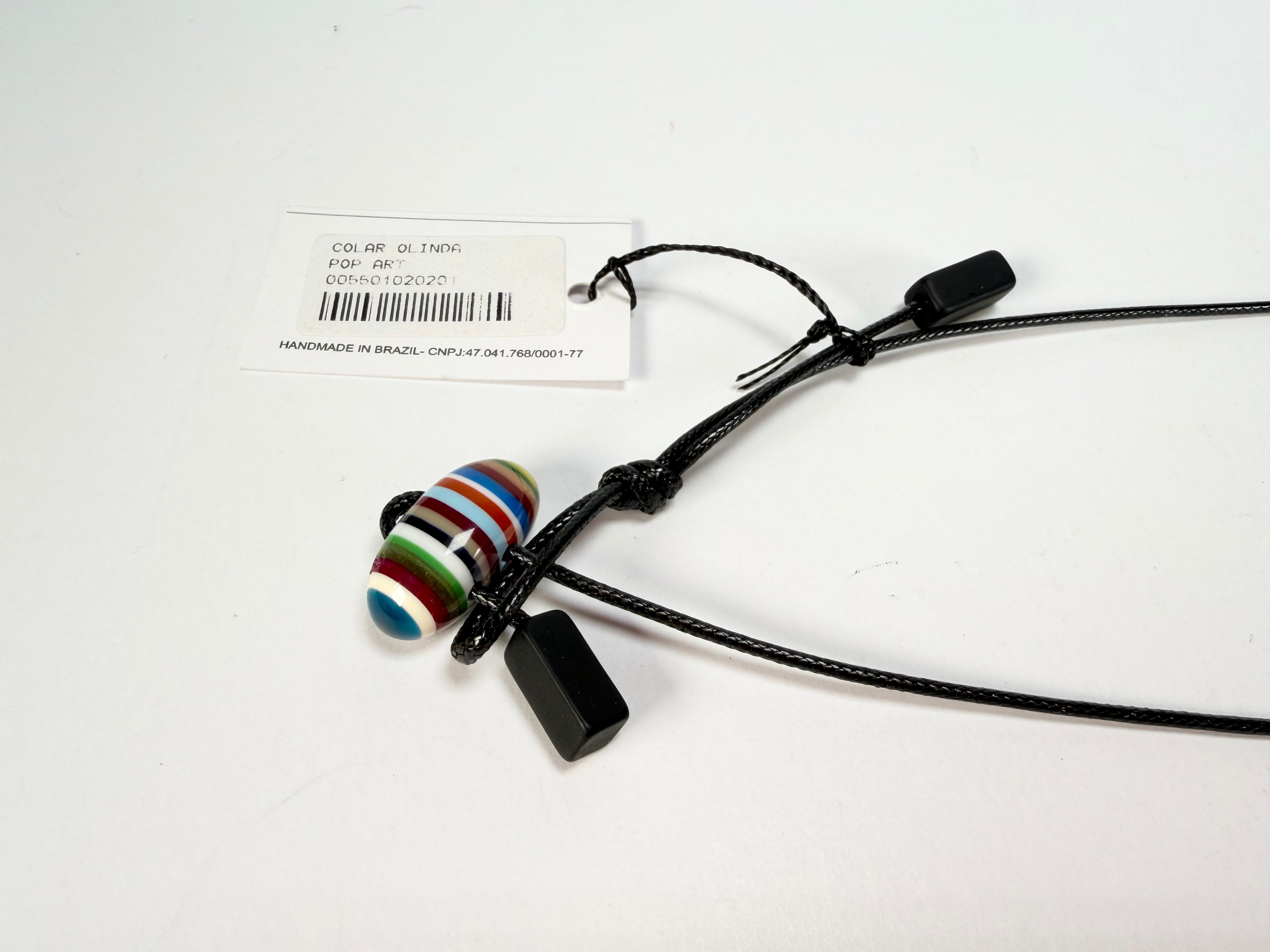 Sobral - Pop Art "Olinda Efeitos" Resin Necklace ( 005501 )