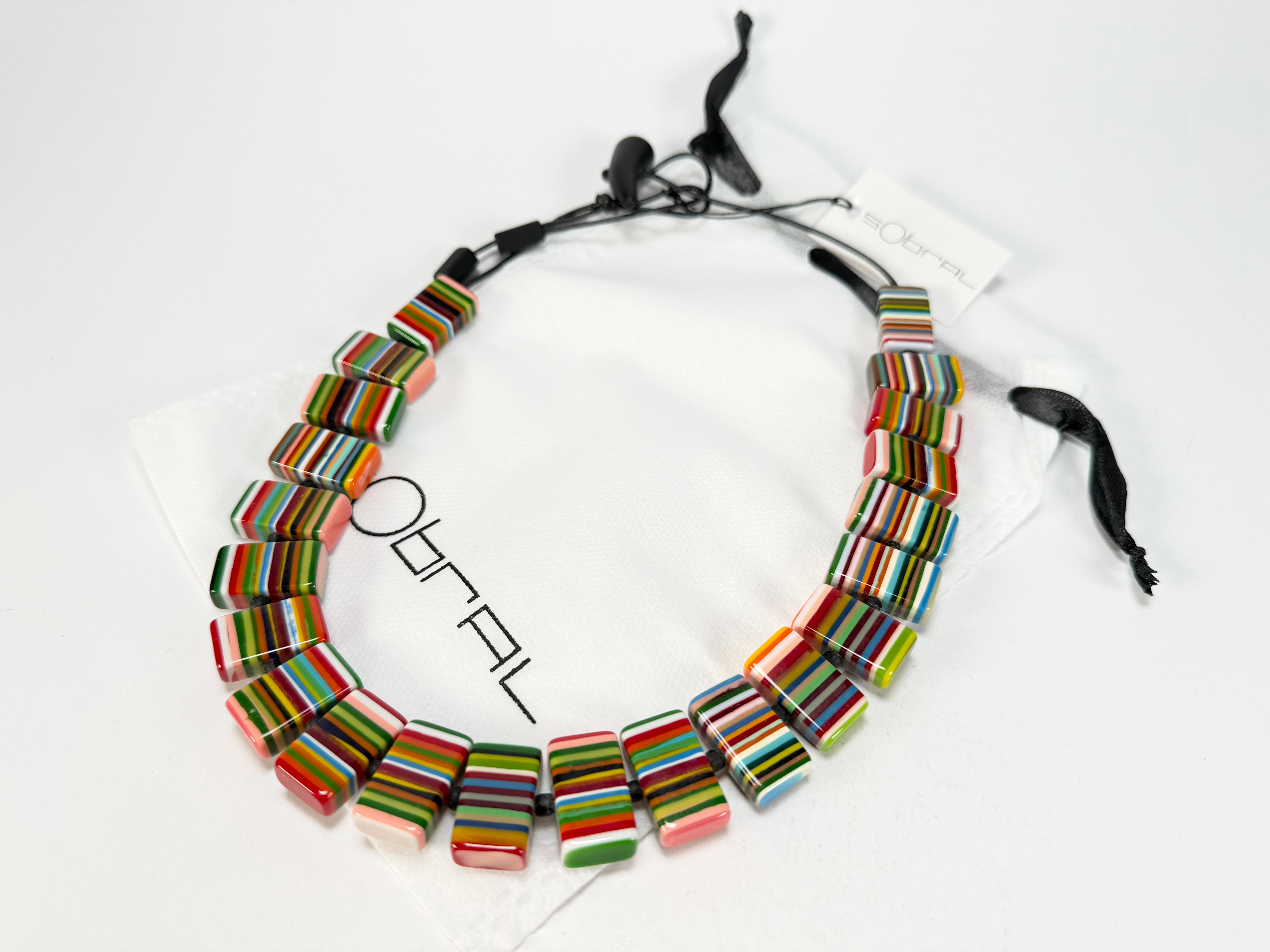 Sobral - Pop Art "Rachel" Resin Necklace ( 000034 )