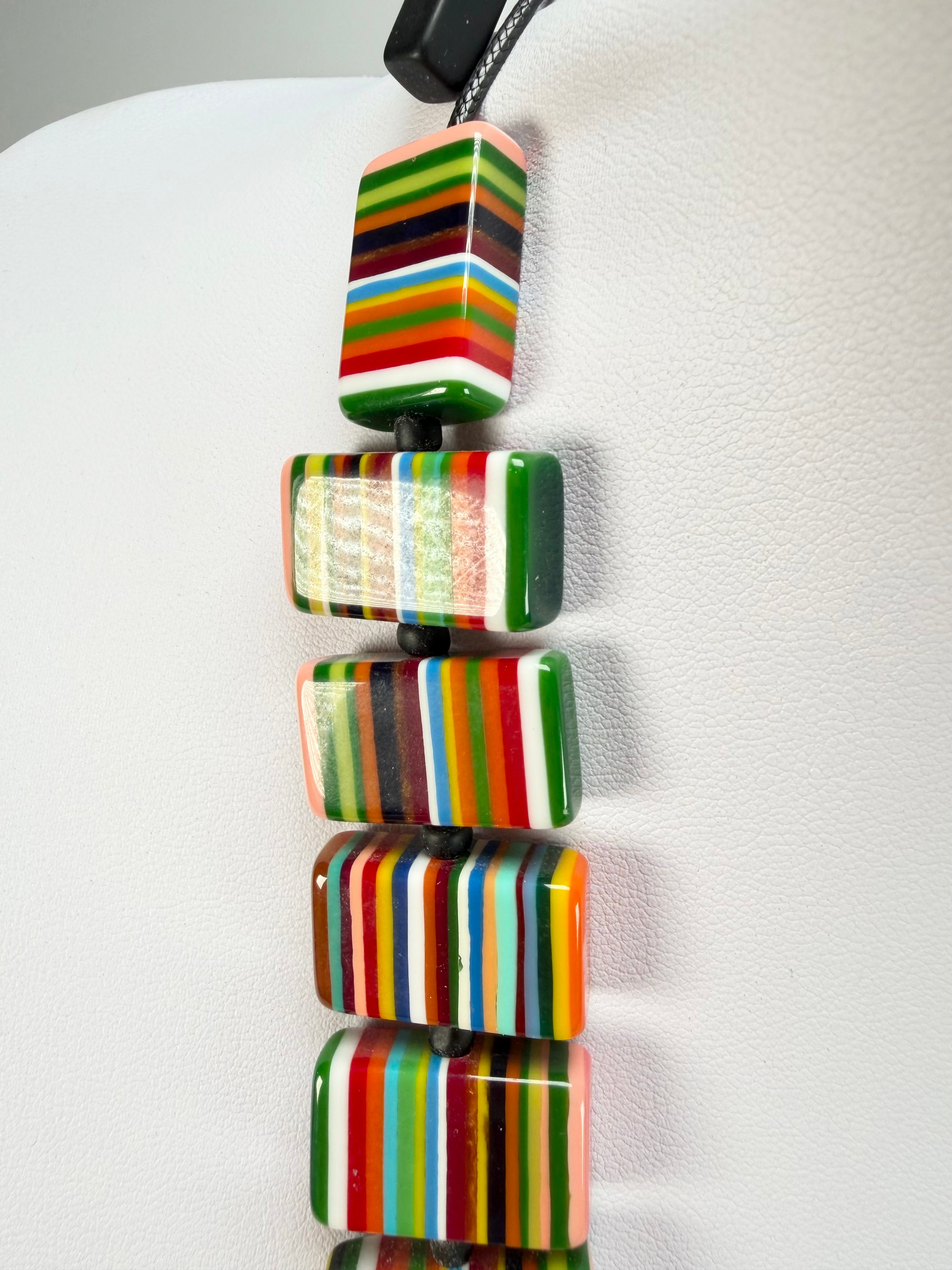 Sobral - Pop Art "Rachel" Resin Necklace ( 000034 )