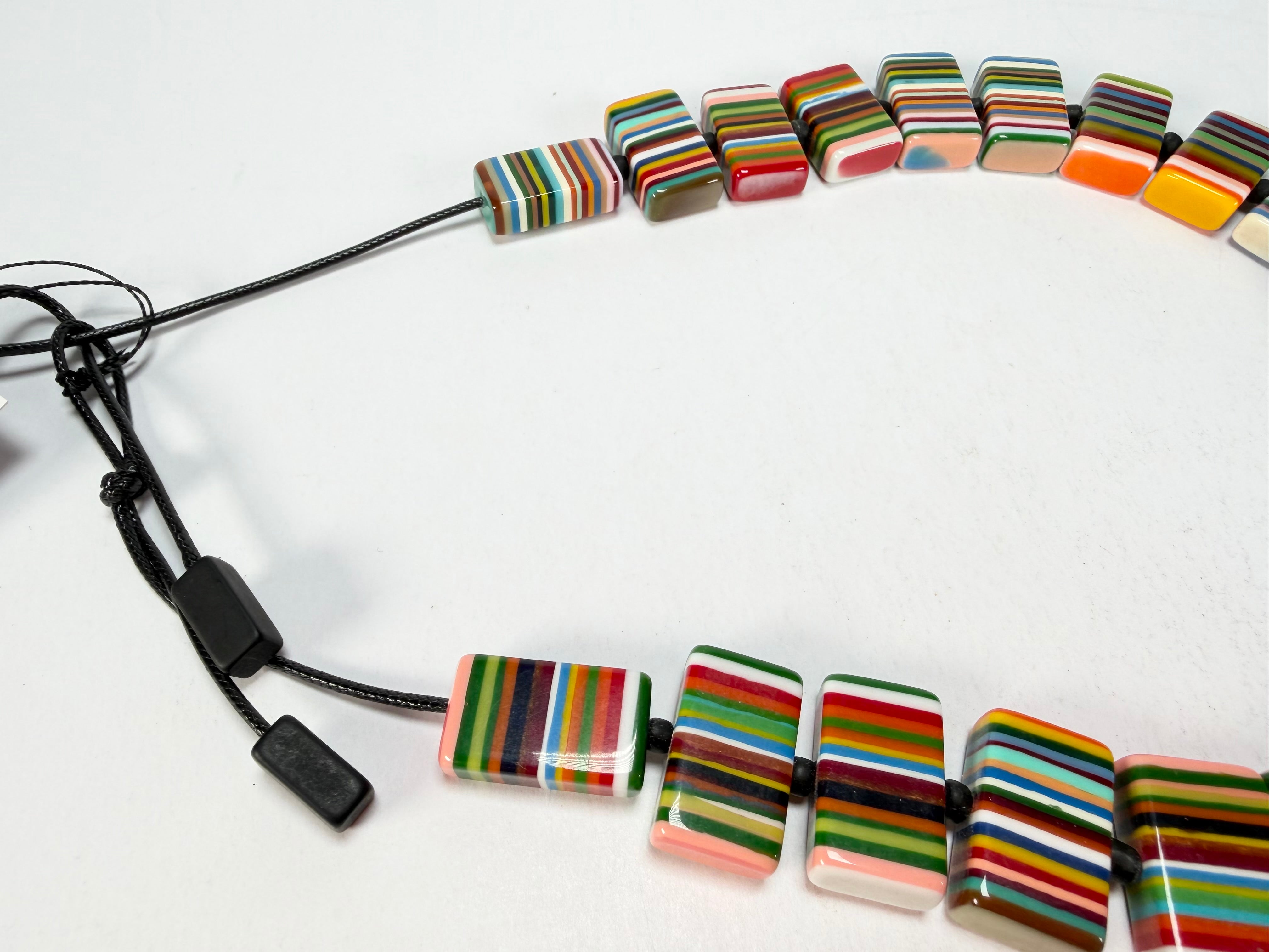 Sobral - Pop Art "Rachel" Resin Necklace ( 000034 )