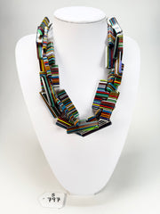 Sobral - Pop Art Noite "Neoconcretismo" Resin Necklace ( 003885 )