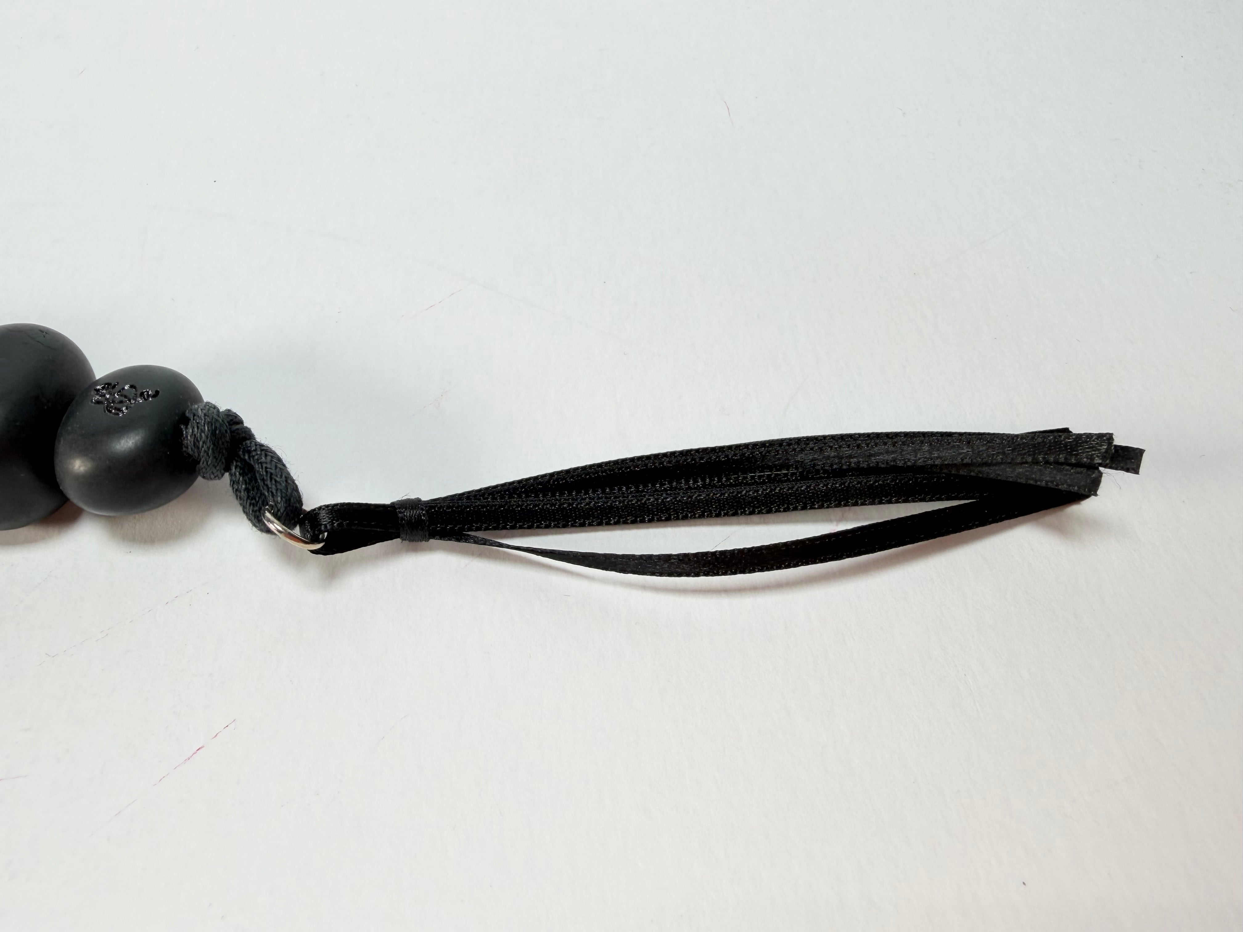 Sobral - Indiana "Preto" Black Resin Key Ring / Key Chain ( 000179 )