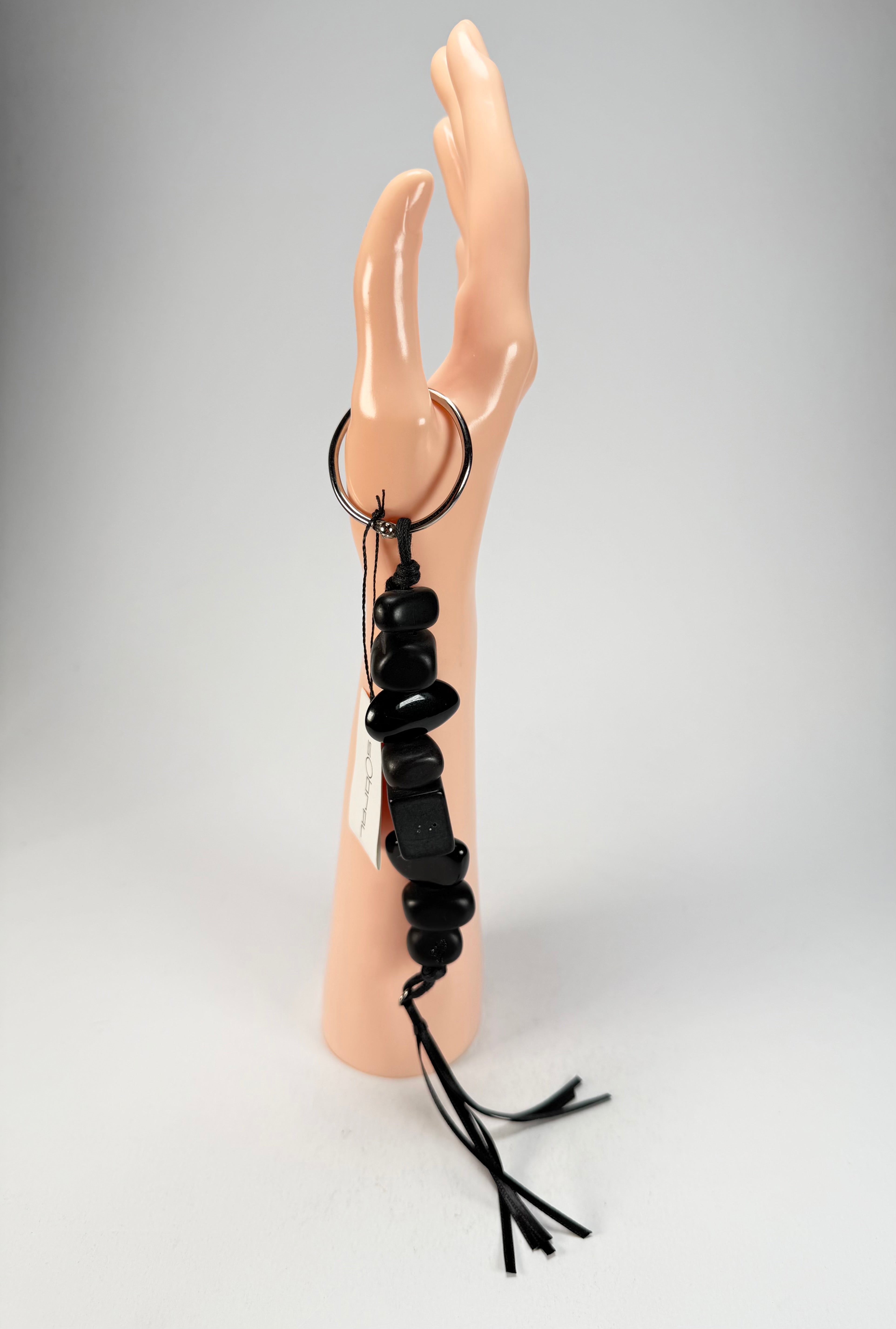 Sobral - Indiana "Preto" Black Resin Key Ring / Key Chain ( 000179 )