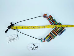 Sobral - Pop Art "Jackson" Resin Necklace ( 004295 )