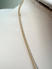 Sobral - Onda Verde "Vague" Resin AG Sliver Necklace ( 005328 )