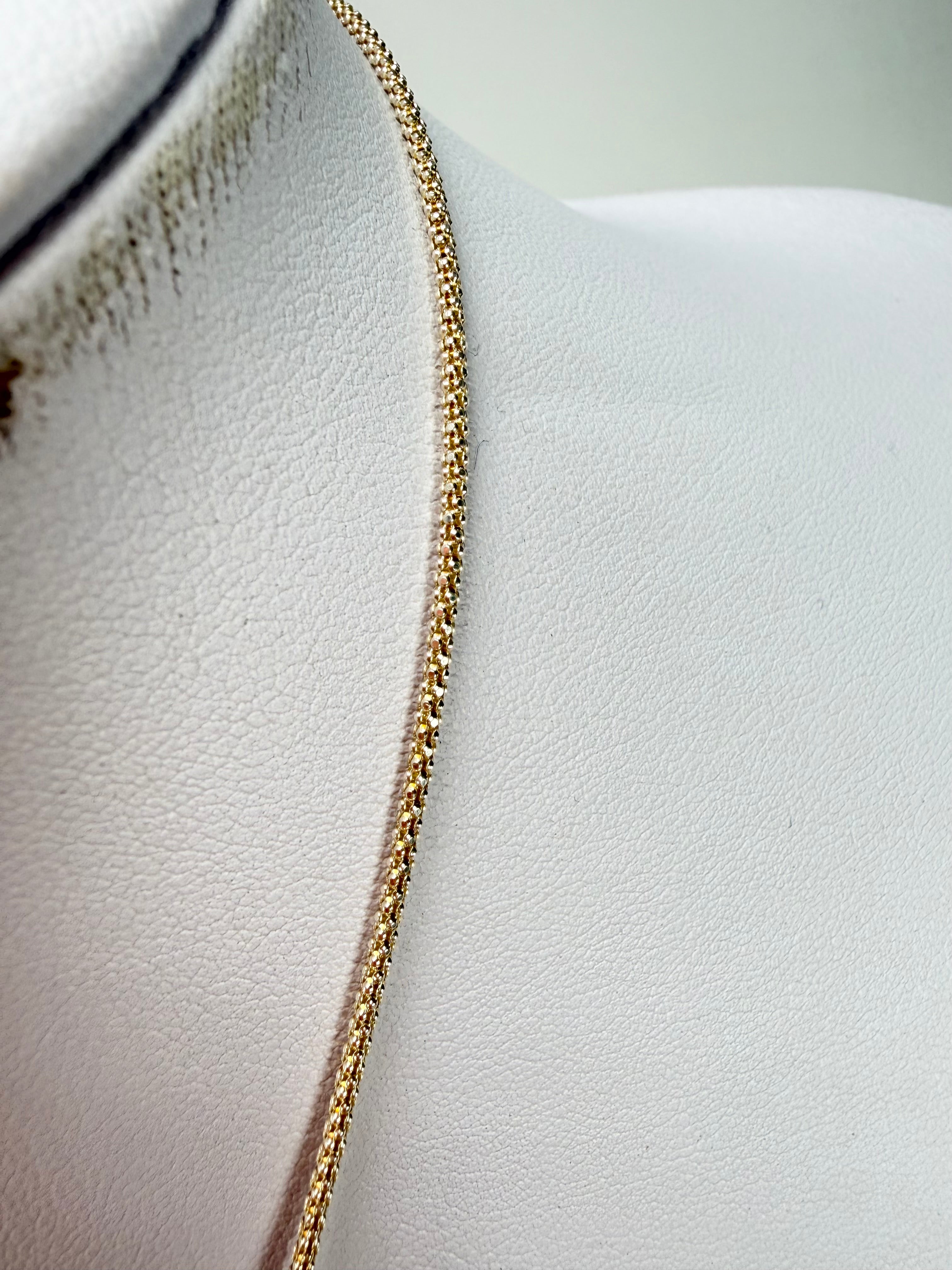 Sobral - Onda Verde "Vague" Resin AG Sliver Necklace ( 005328 )