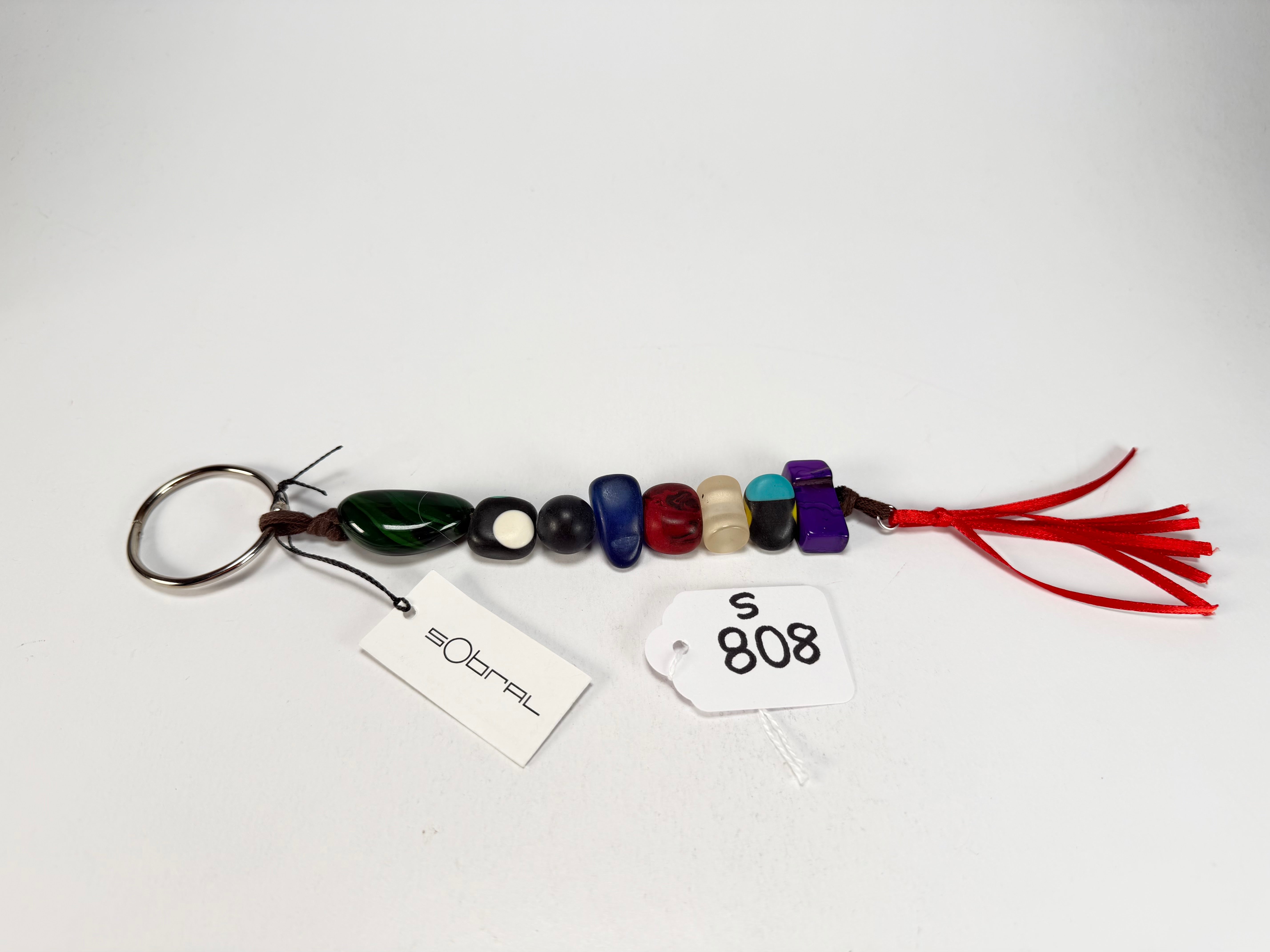 Sobral - Indiana "Mix Multicor" Resin Key Ring / Key Chain ( 000179 )
