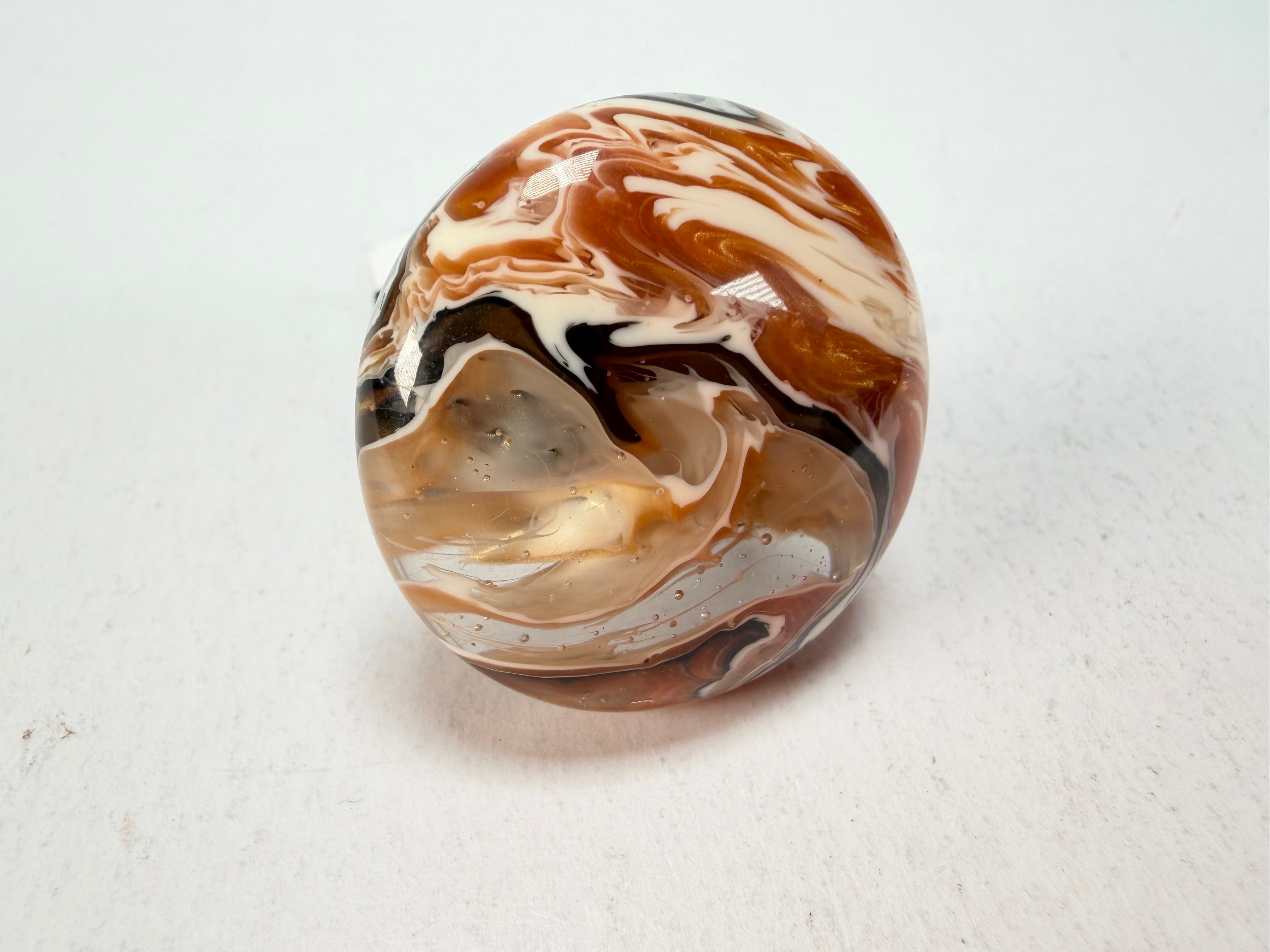 Sobral - Carmelo "Onda Circle" Resin Ring ( 005324 ) - Size UK R / US 8.5