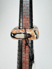 Sobral - Carmelo "Wave" Resin Ring ( 005325 ) - Size UK O / US 7.5