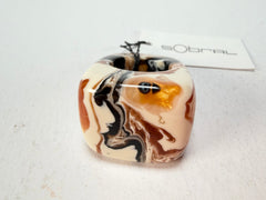 Sobral - Carmelo "Wave" Resin Ring ( 005325 ) - Size UK O / US 7.5