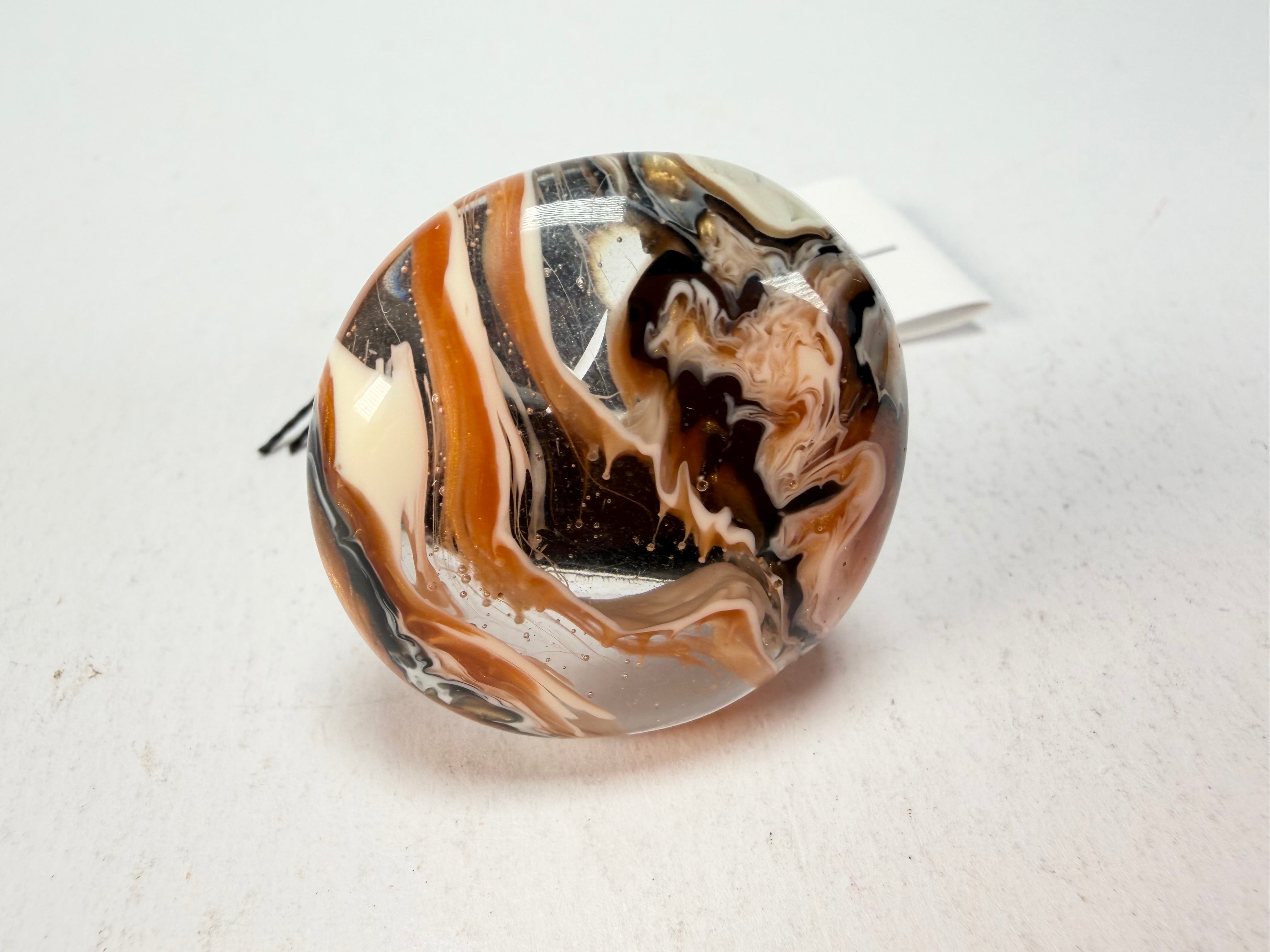 Sobral - Carmelo "Onda Circle" Resin Ring ( 005324 ) - Size UK S / US 9