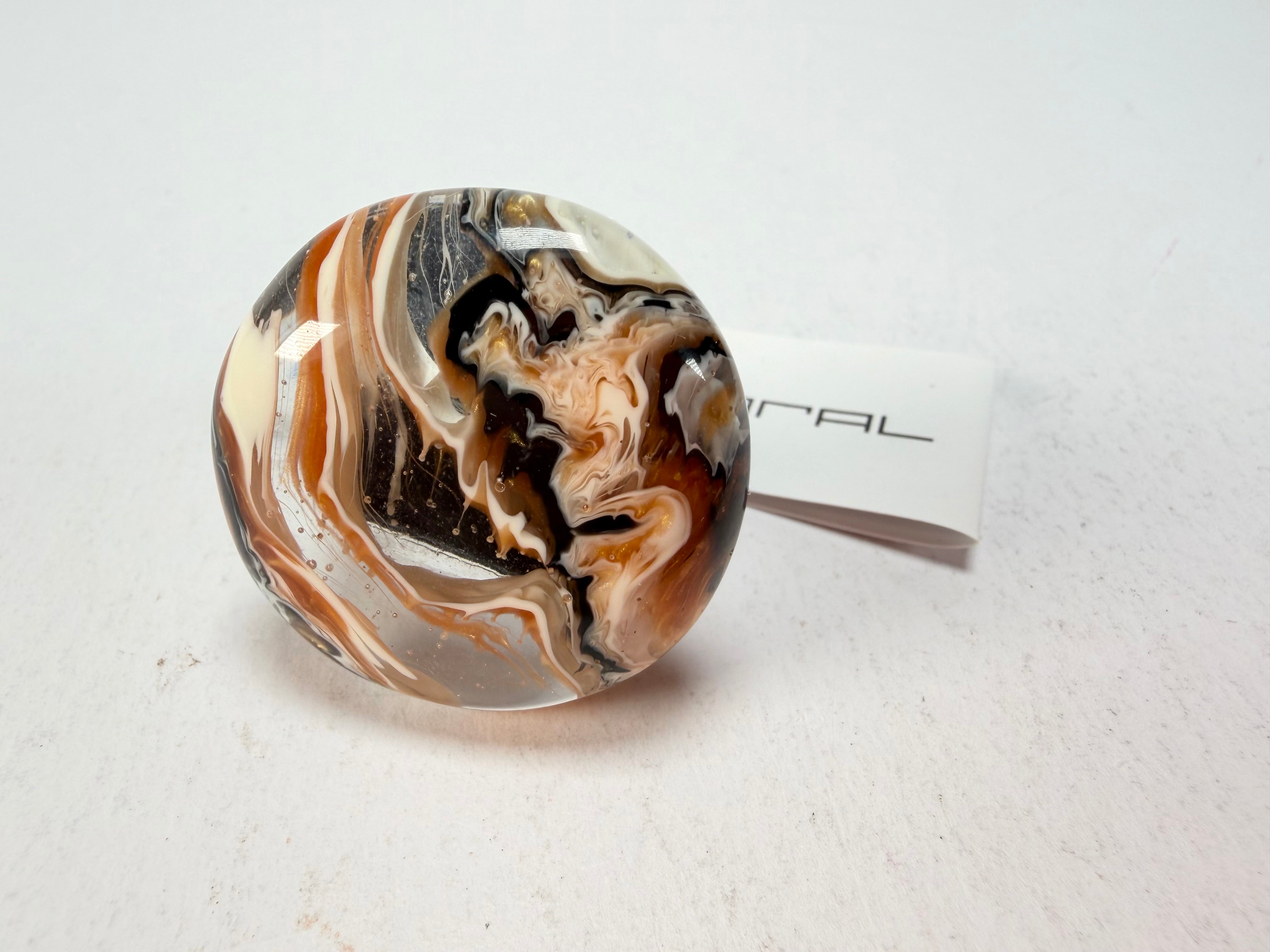 Sobral - Carmelo "Onda Circle" Resin Ring ( 005324 ) - Size UK S / US 9