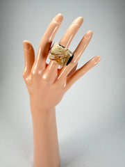Sobral - Carmelo "Wave" Resin Ring ( 005325 ) - Size UK R / US 9