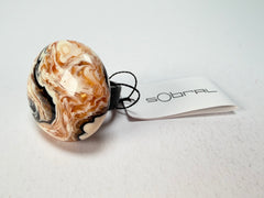 Sobral - Carmelo "Onda Circle" Resin Ring ( 005324 ) - Size UK U / US 10