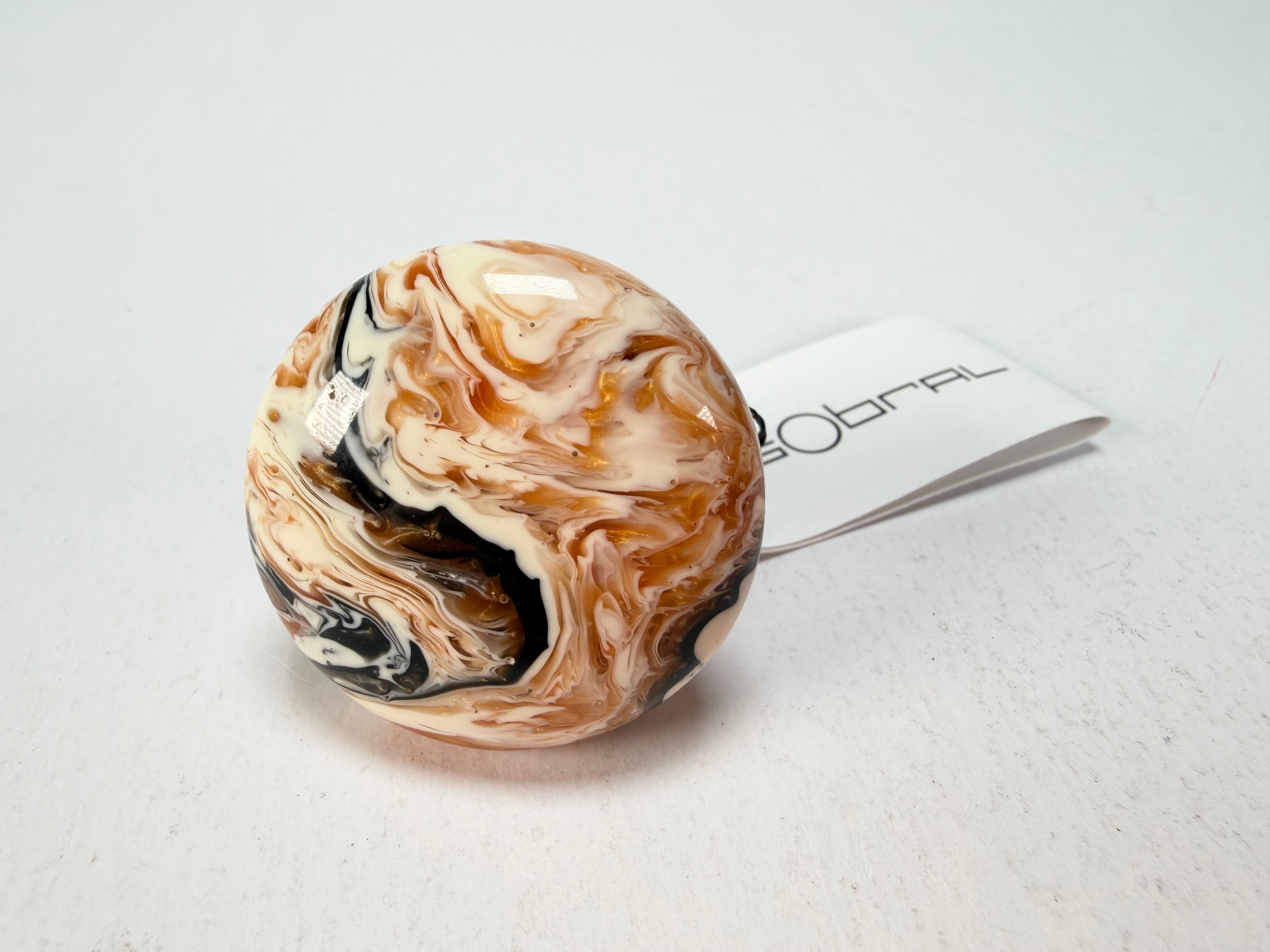 Sobral - Carmelo "Onda Circle" Resin Ring ( 005324 ) - Size UK U / US 10