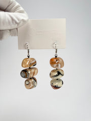Sobral - Carmelo "Triple Stack" Studio Creation Resin Earrings ( 000000 )