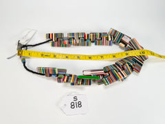 Sobral - Pop Art "Neoconcretismo" Resin Necklace ( 003885 )