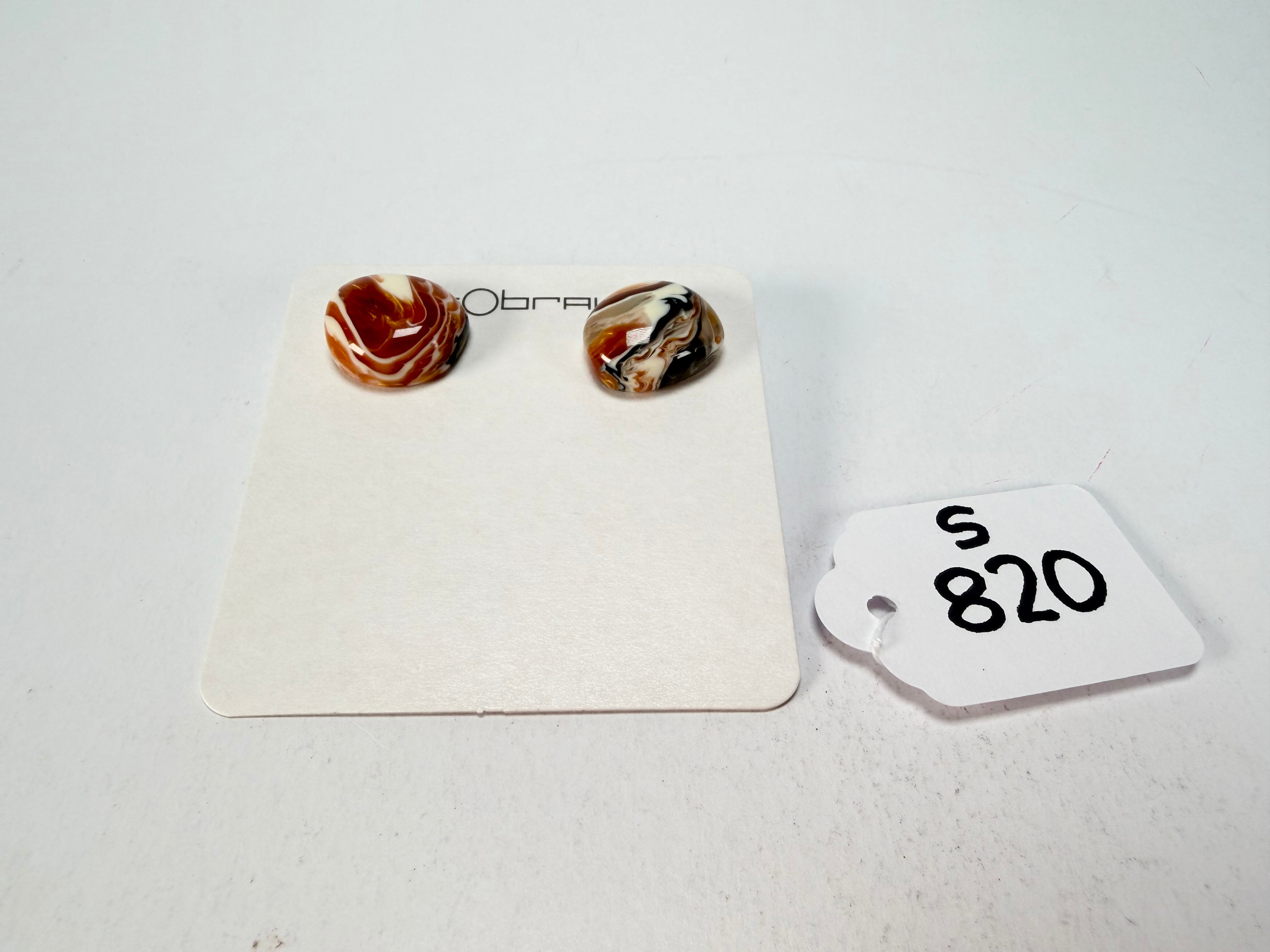 Sobral - Carmelo "Wave" Resin Earrings ( 005330 )