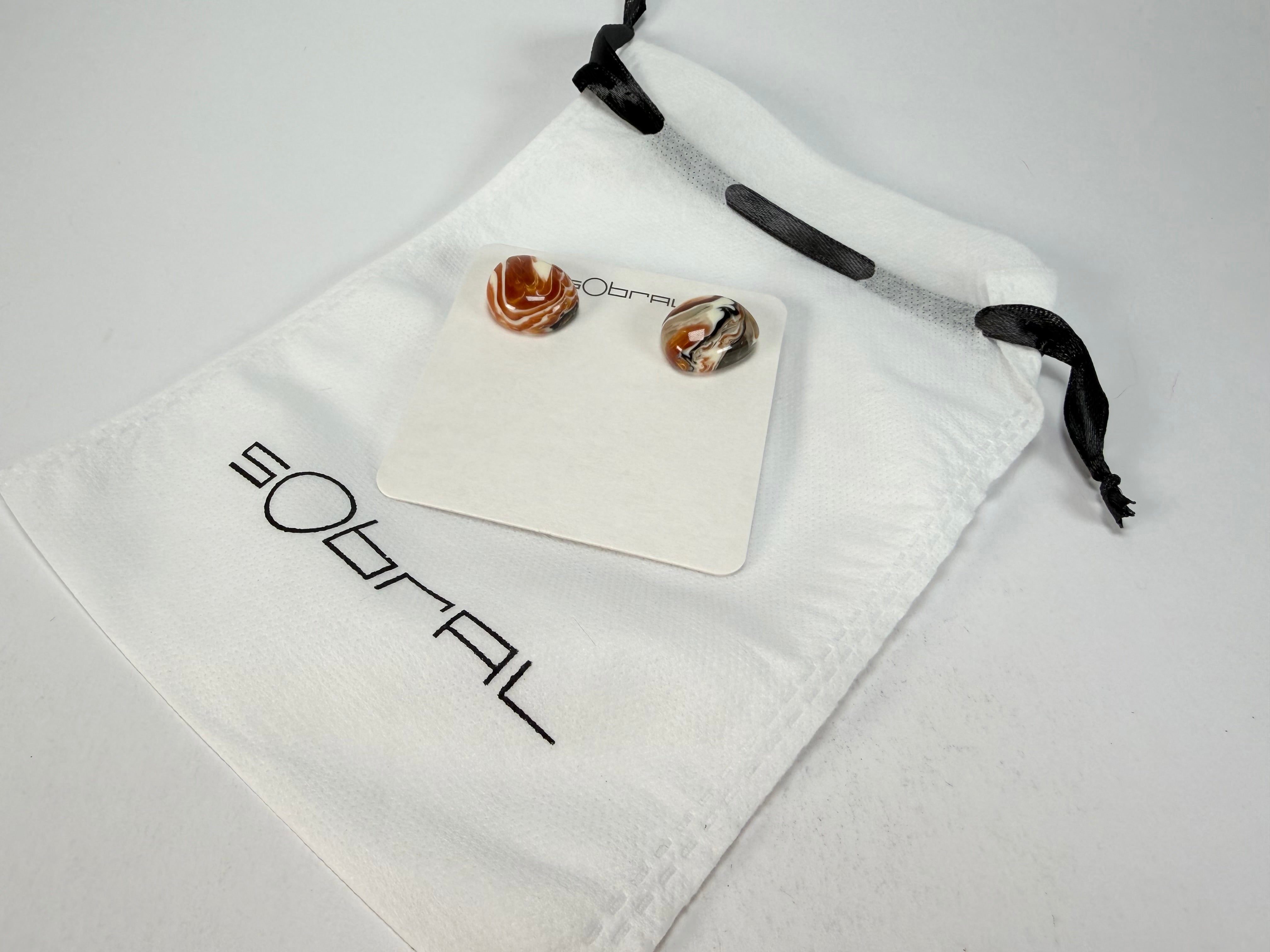 Sobral - Carmelo "Wave" Resin Earrings ( 005330 )